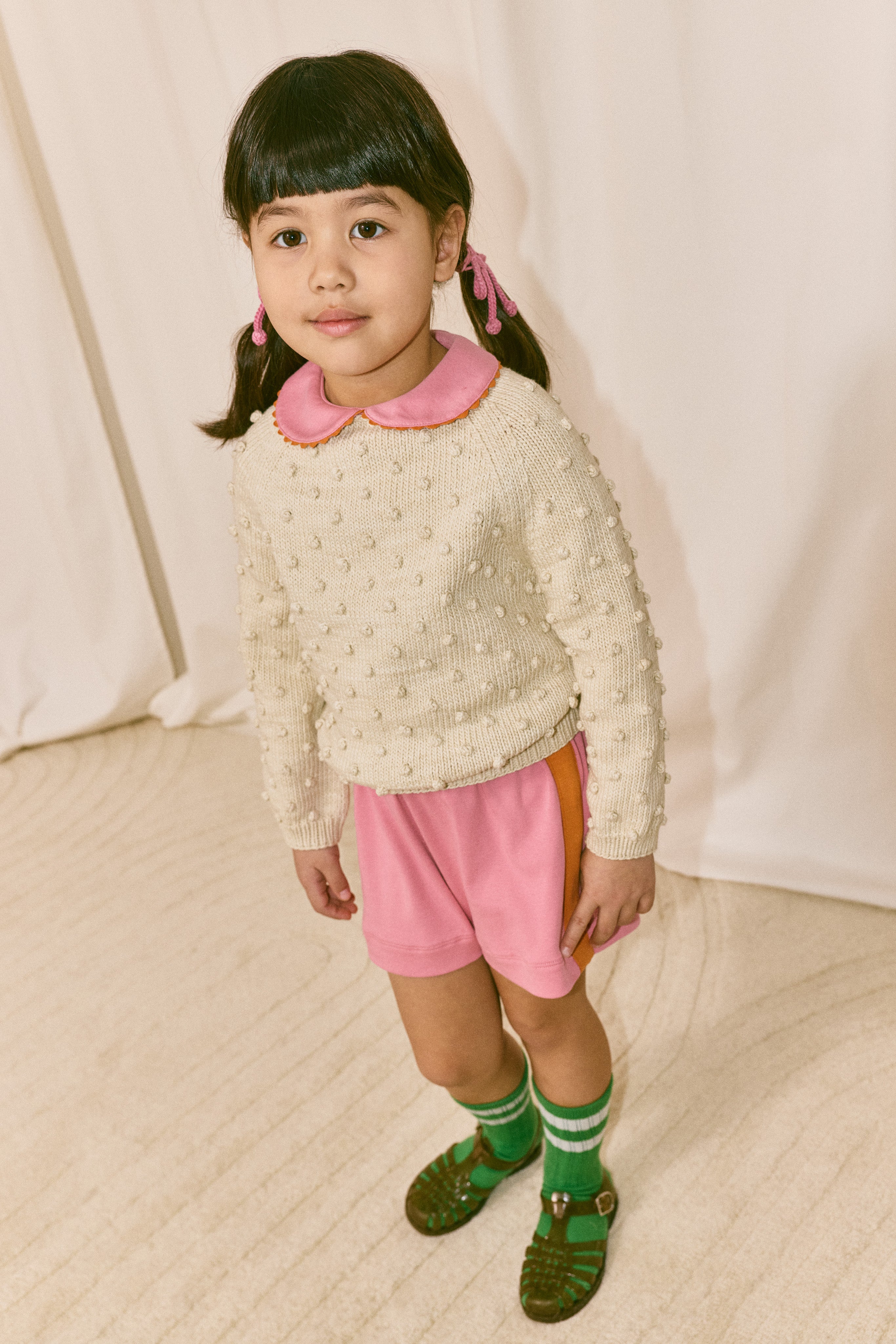 Summer Popcorn Sweater – Misha & Puff