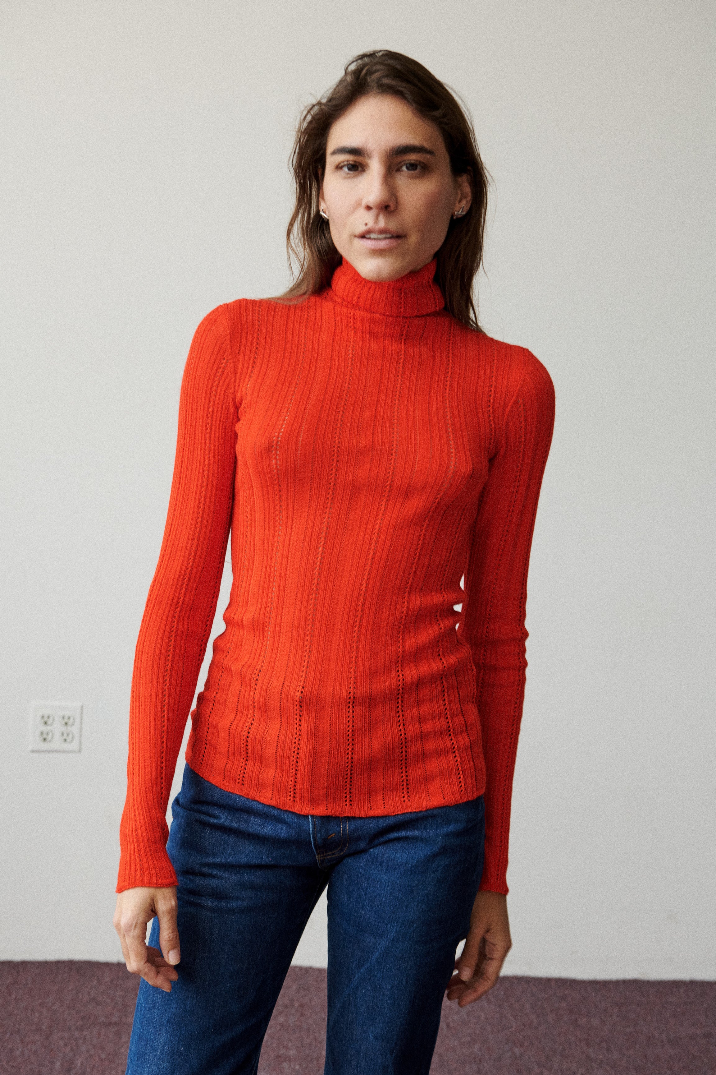 Fluted Lace Top