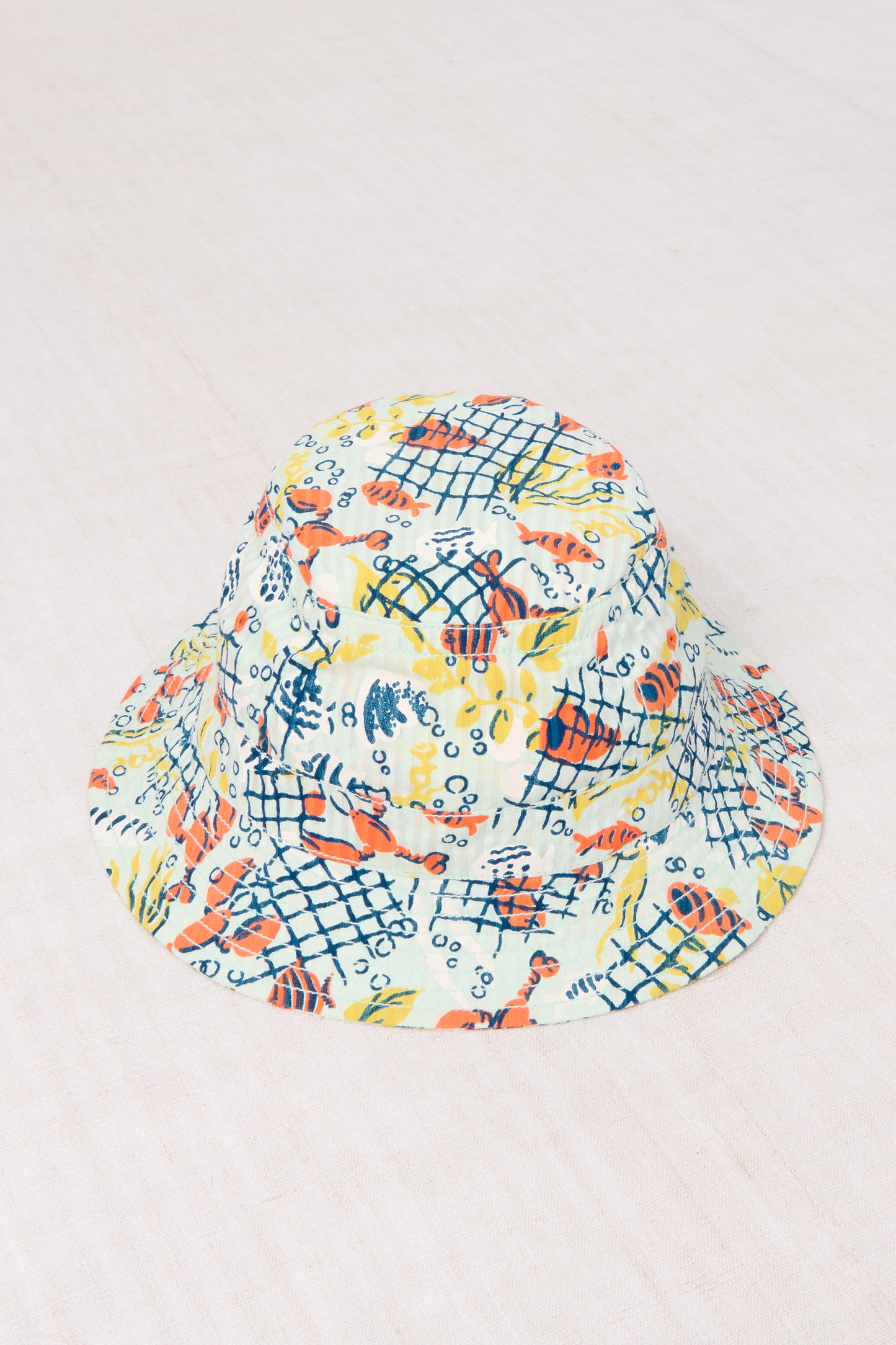 Seersucker Bucket Hat
