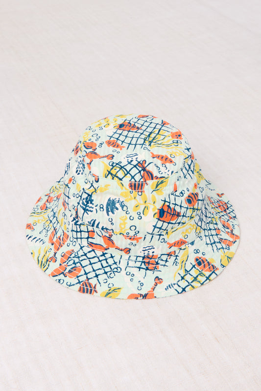 Seersucker Bucket Hat