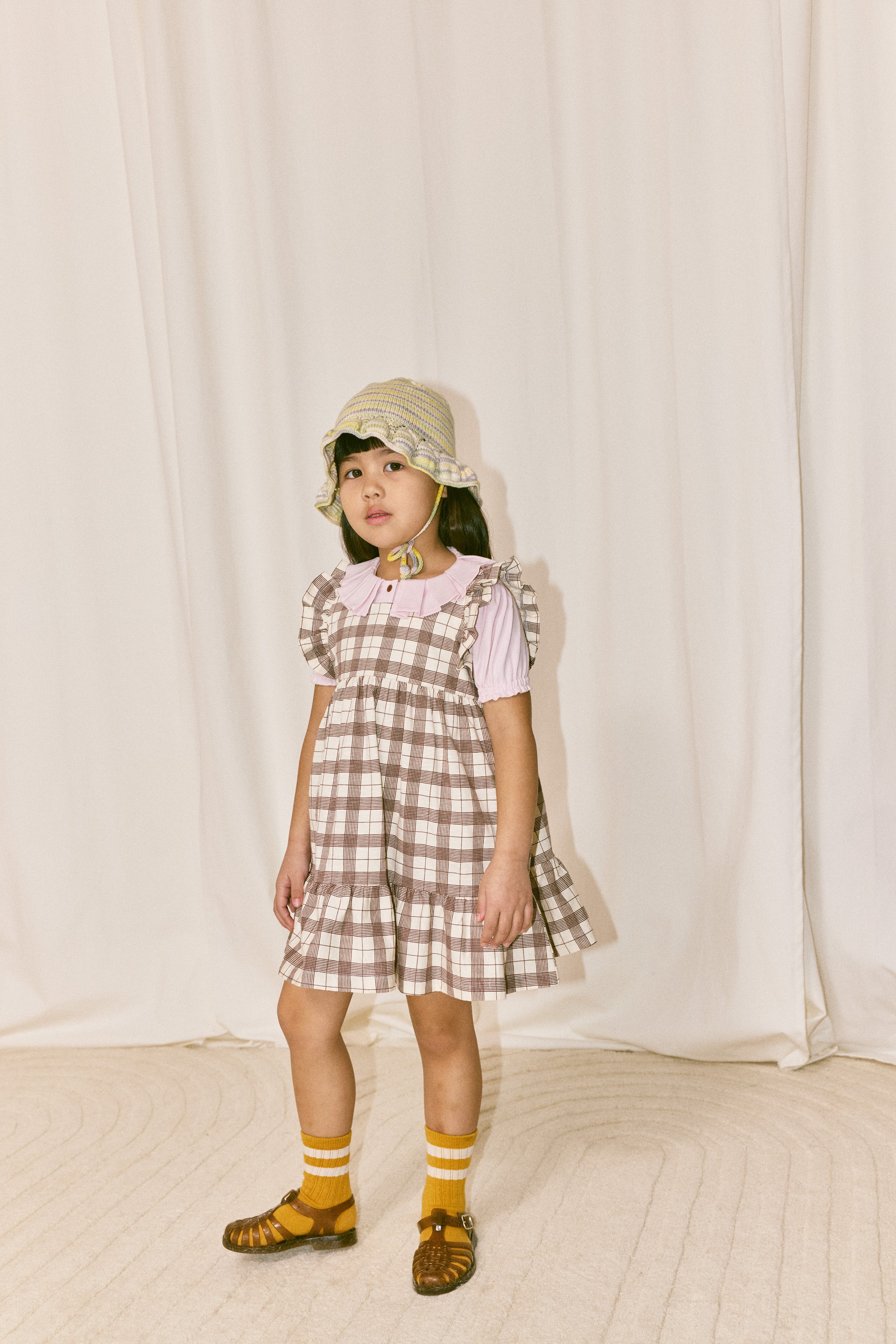 ワンピース misha&puff Ruffle Sleeve Dress 4y Ruffle Sleeve Dress – Misha & Puff