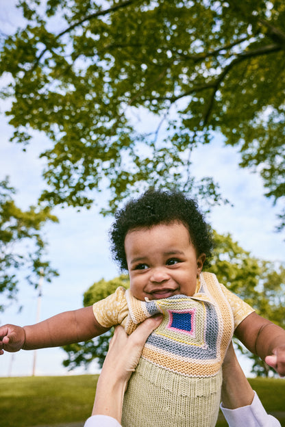 Baby Log Cabin Romper