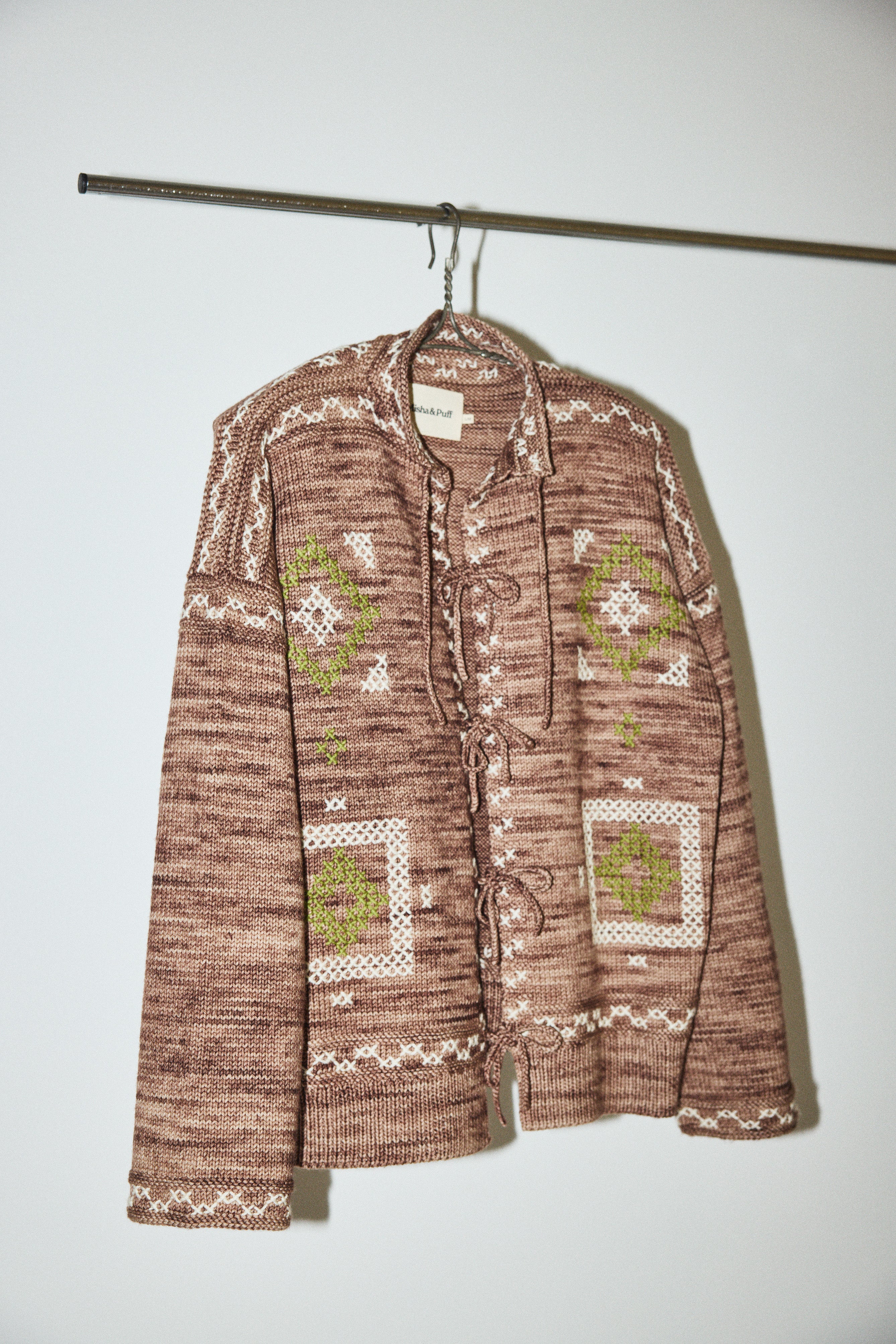 Cross Stitch Bjorn Cardigan – Misha & Puff