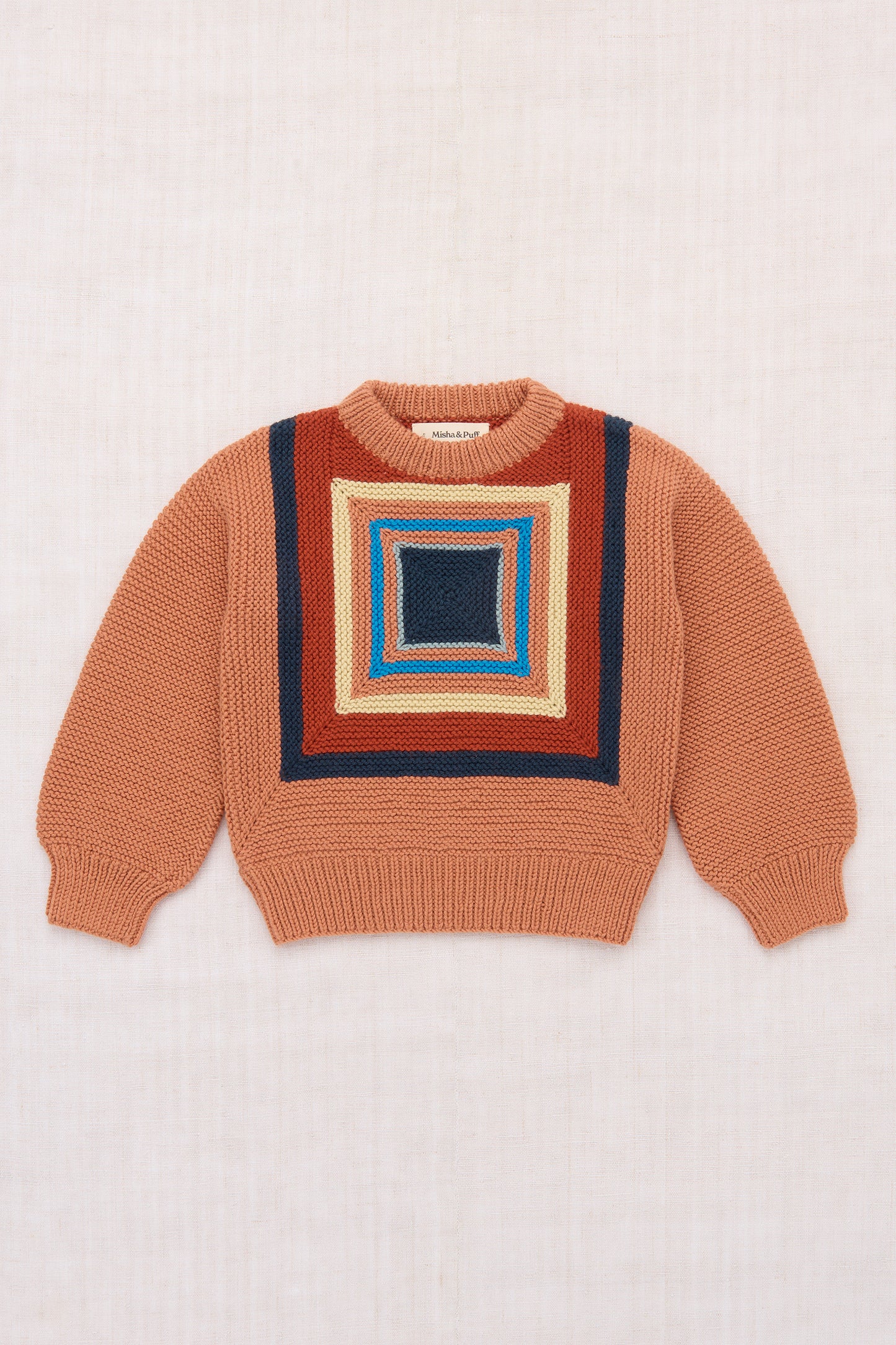 Log Cabin Crewneck Sweater