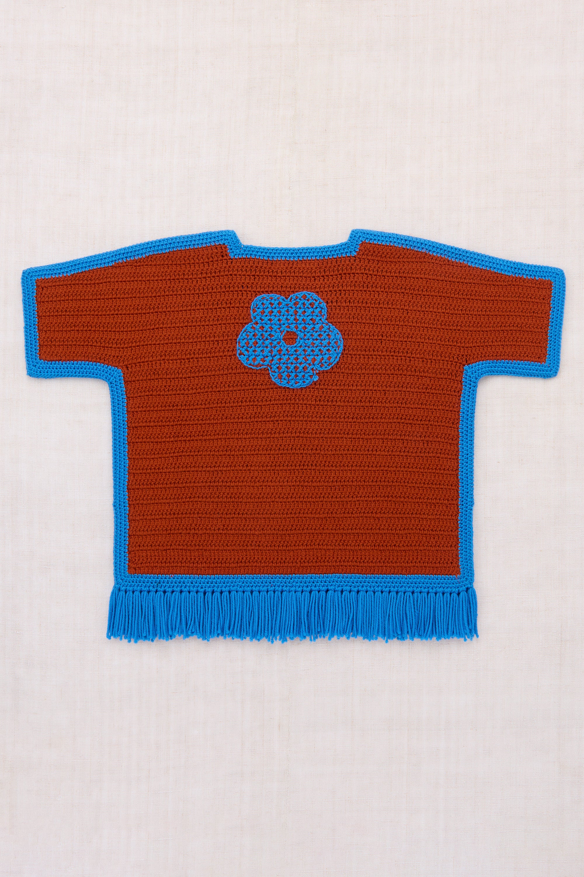 Blomma Crochet Fringe Poncho – Misha & Puff