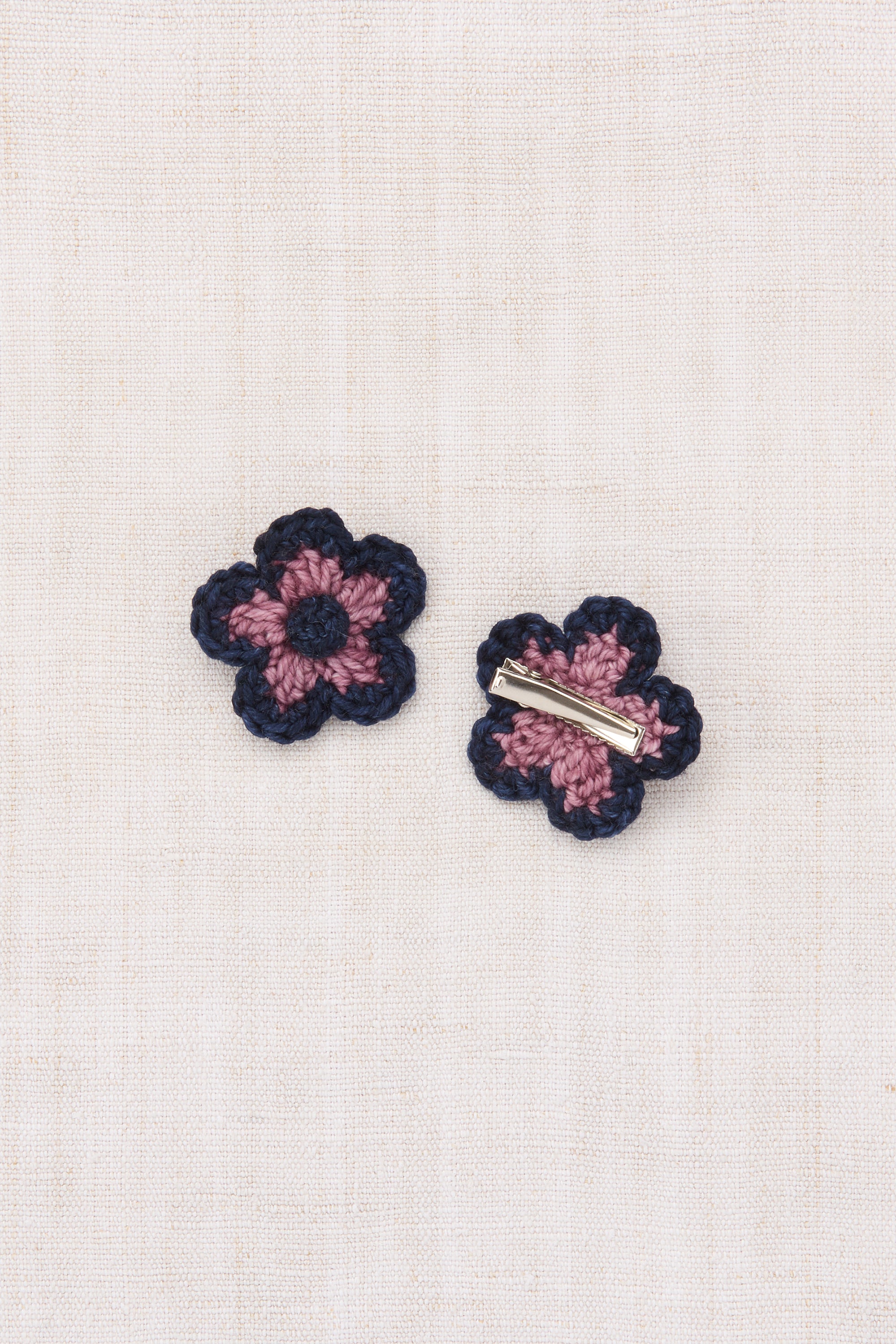 Medium Flower Clip Set – Misha & Puff