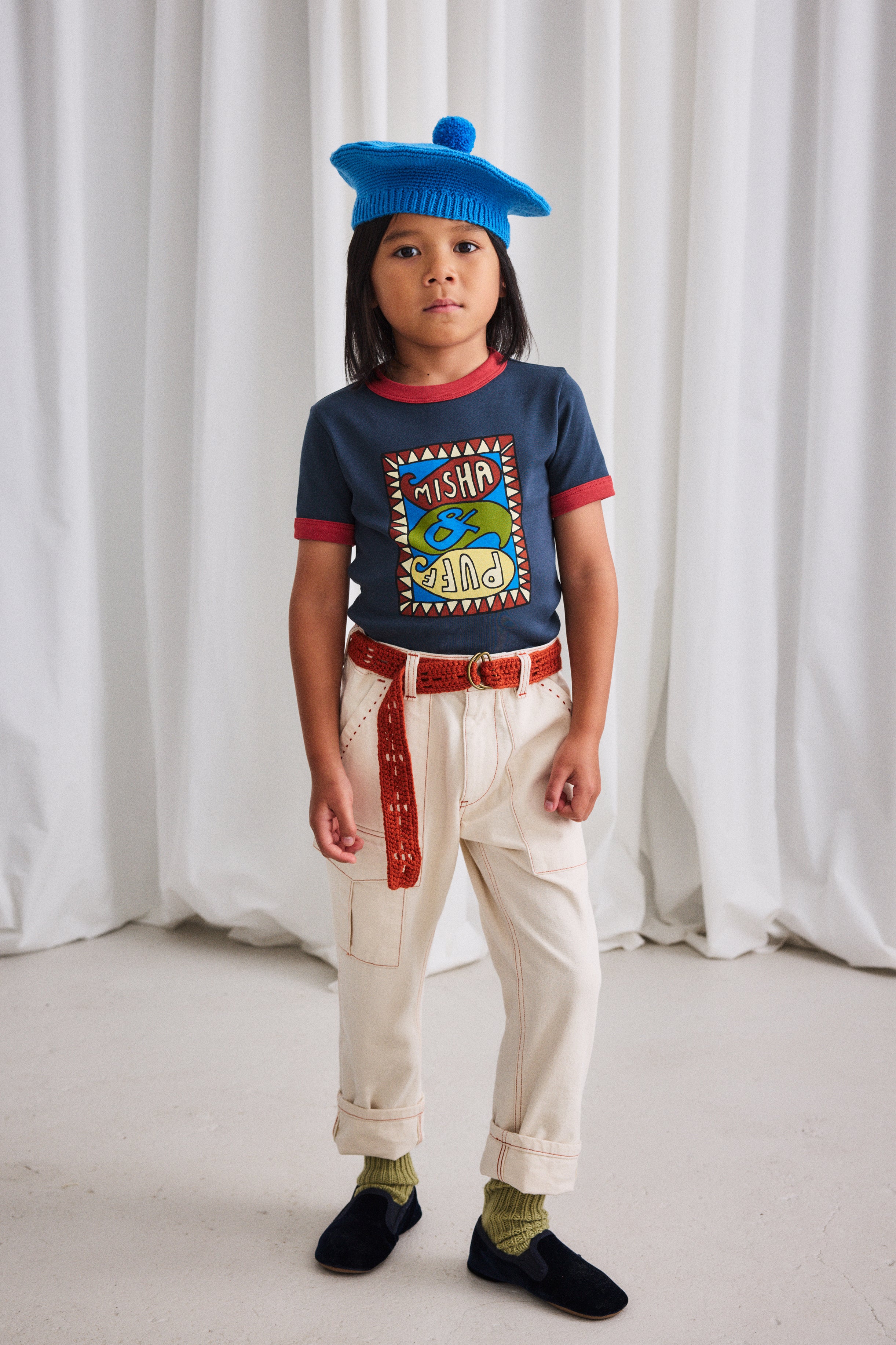 Crochet Beret – Misha & Puff