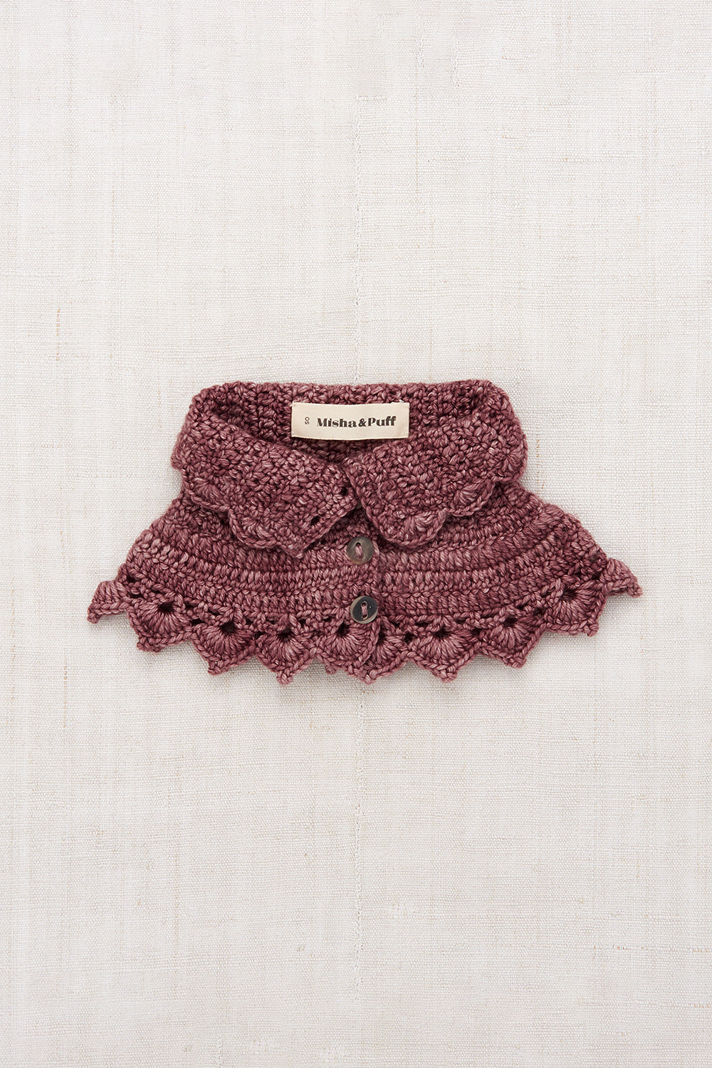 Crochet Button Collar