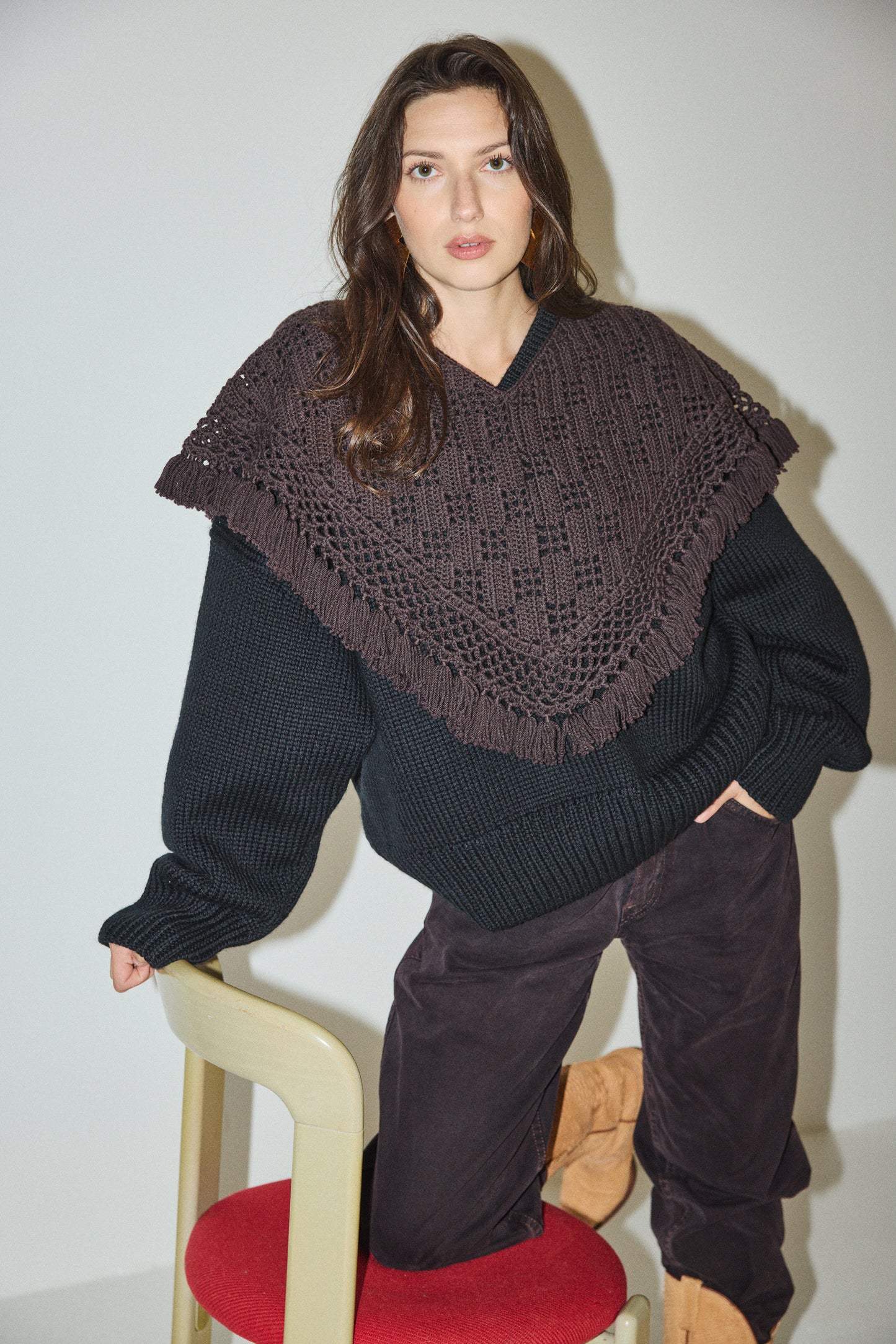 Lattice Crochet Capelet