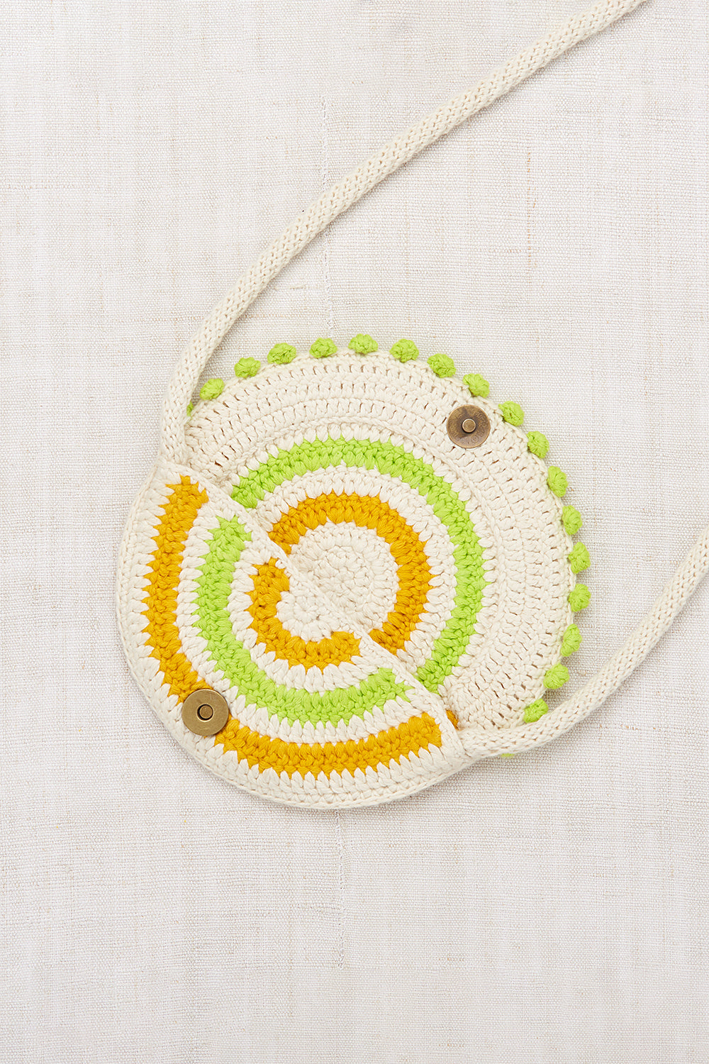 Isla Half Moon Crochet Crescent Bag | Misha & Puff