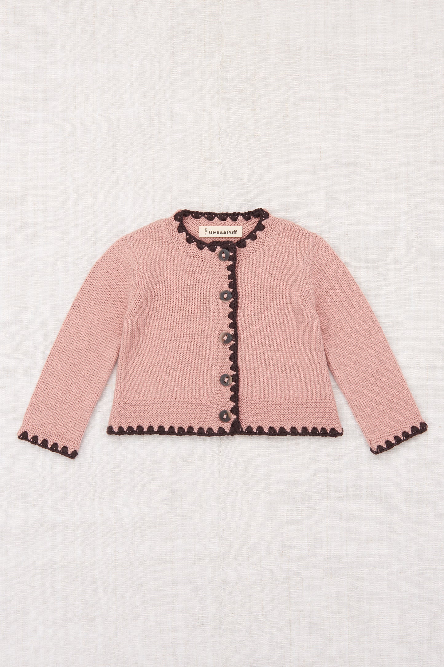 Baby Crochet Trim Darling Cardigan