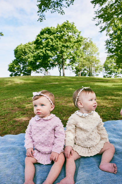 Baby Eyelet Popcorn Skating Skirt