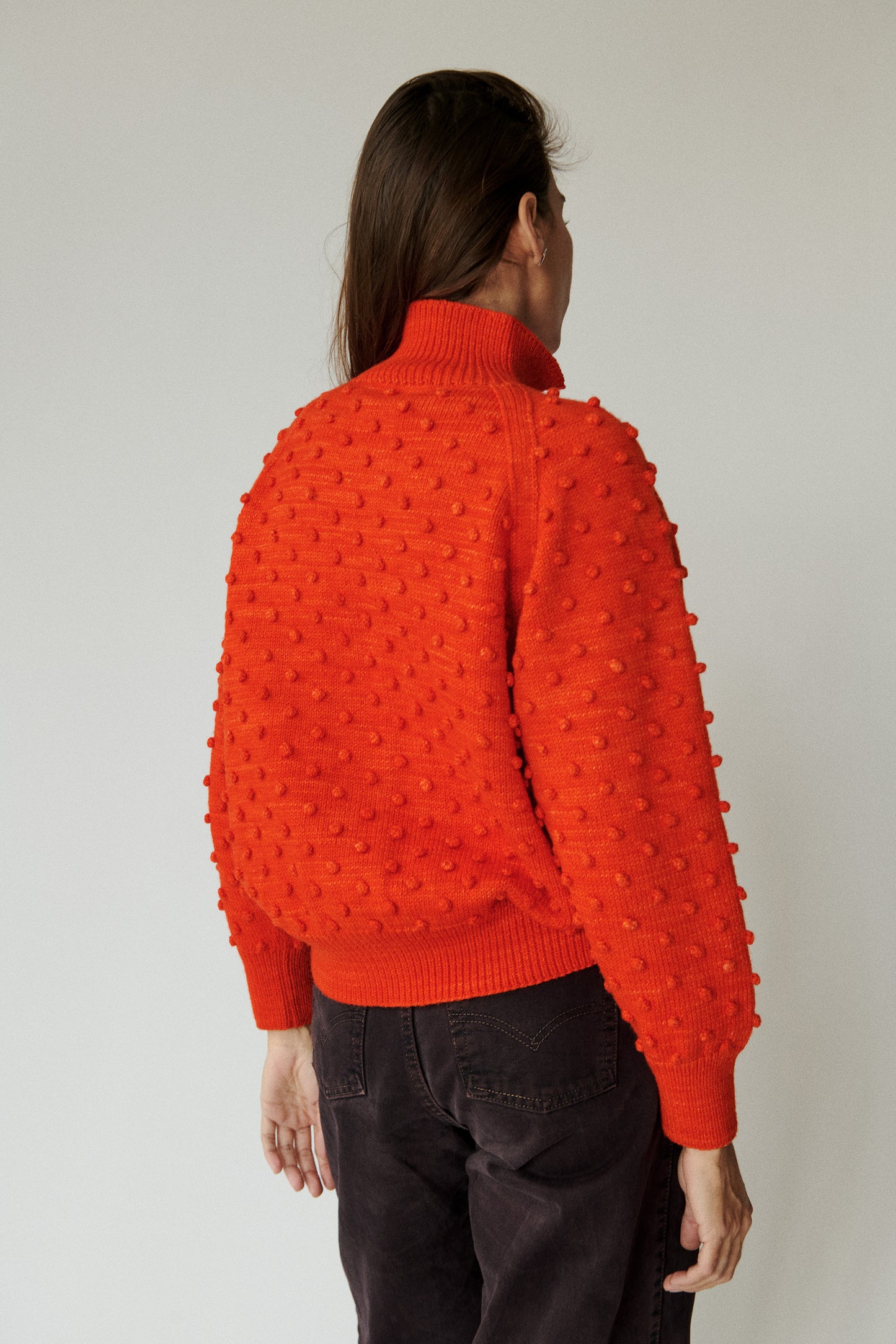 Popcorn Polo Cardigan