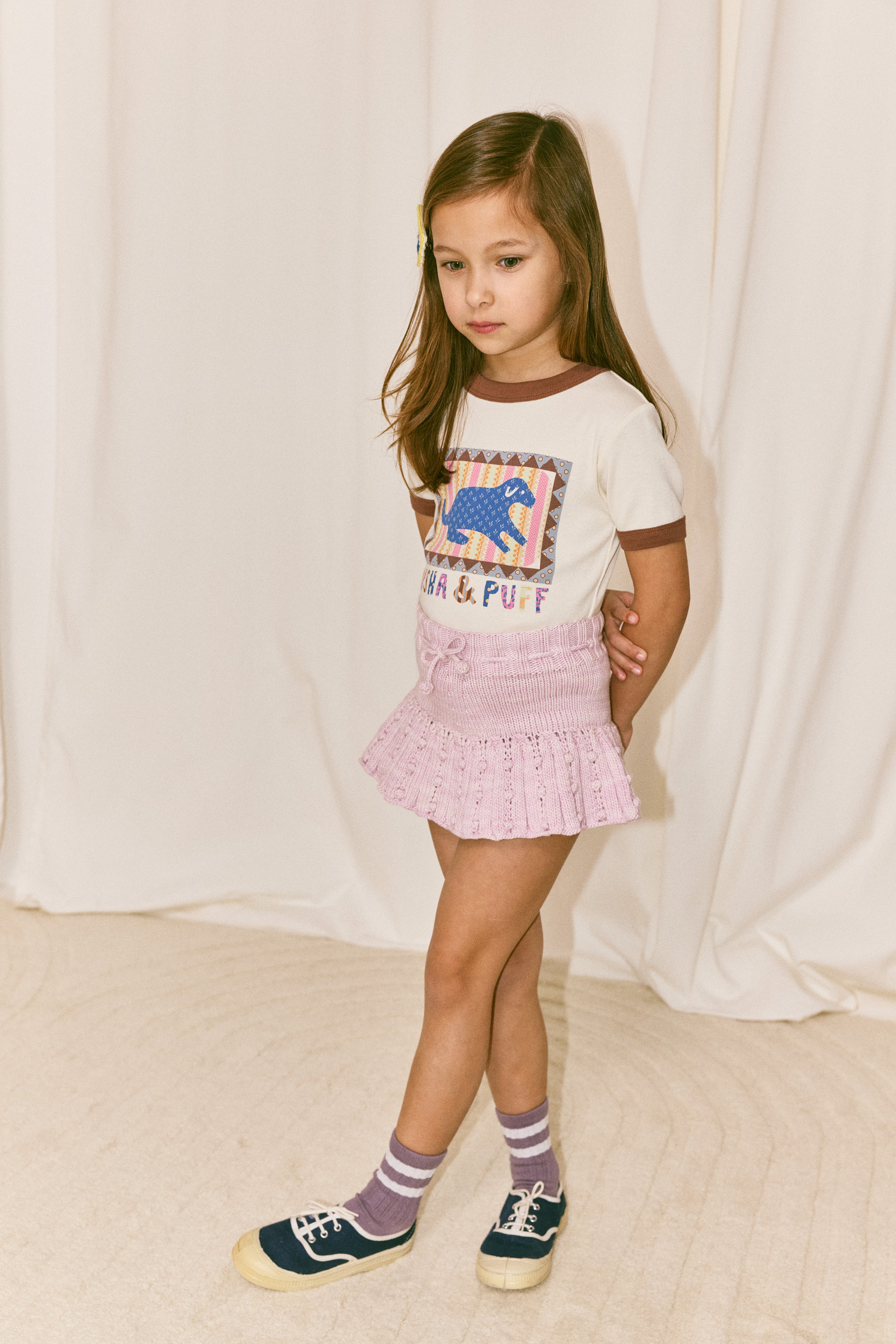 Dog Collage Ringer Tee – Misha & Puff