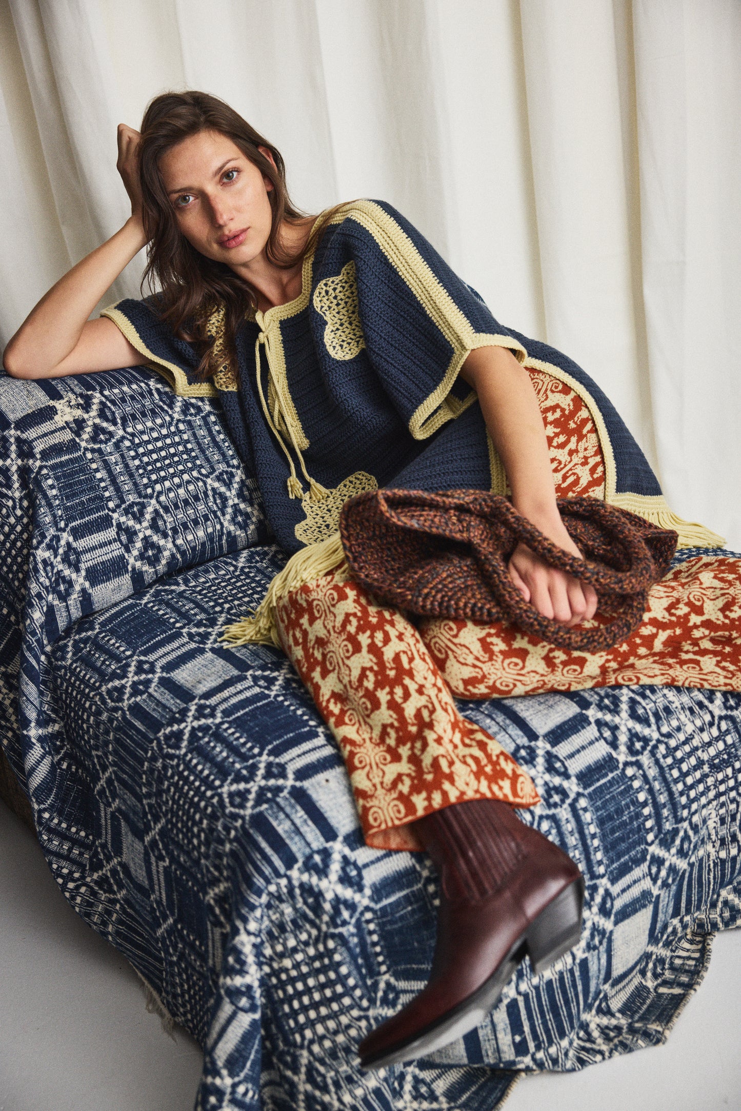 Blomma Crochet Fringe Tunic