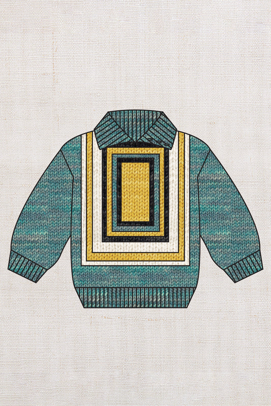 Log Cabin Sweater