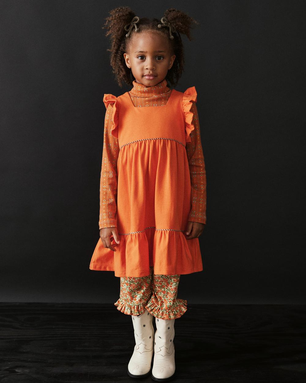 Howdy Ruffle Sleeve Dress - Misha & Puff