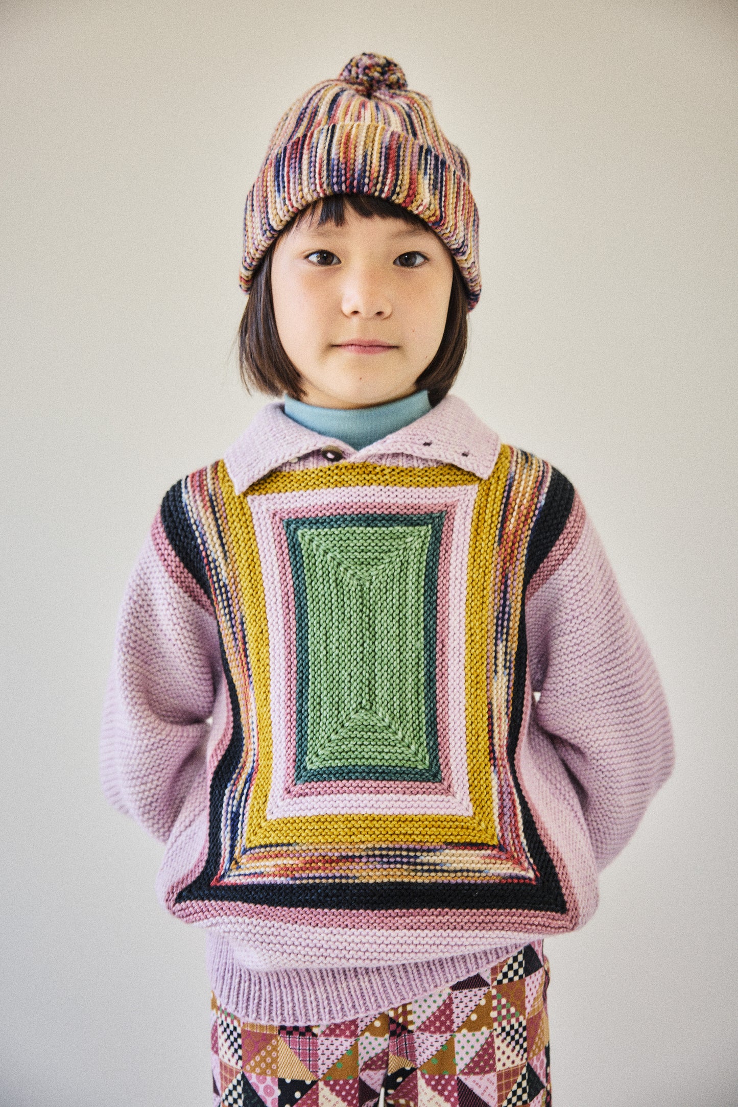 Log Cabin Sweater