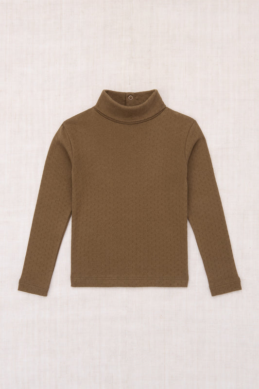 Pointelle Turtleneck