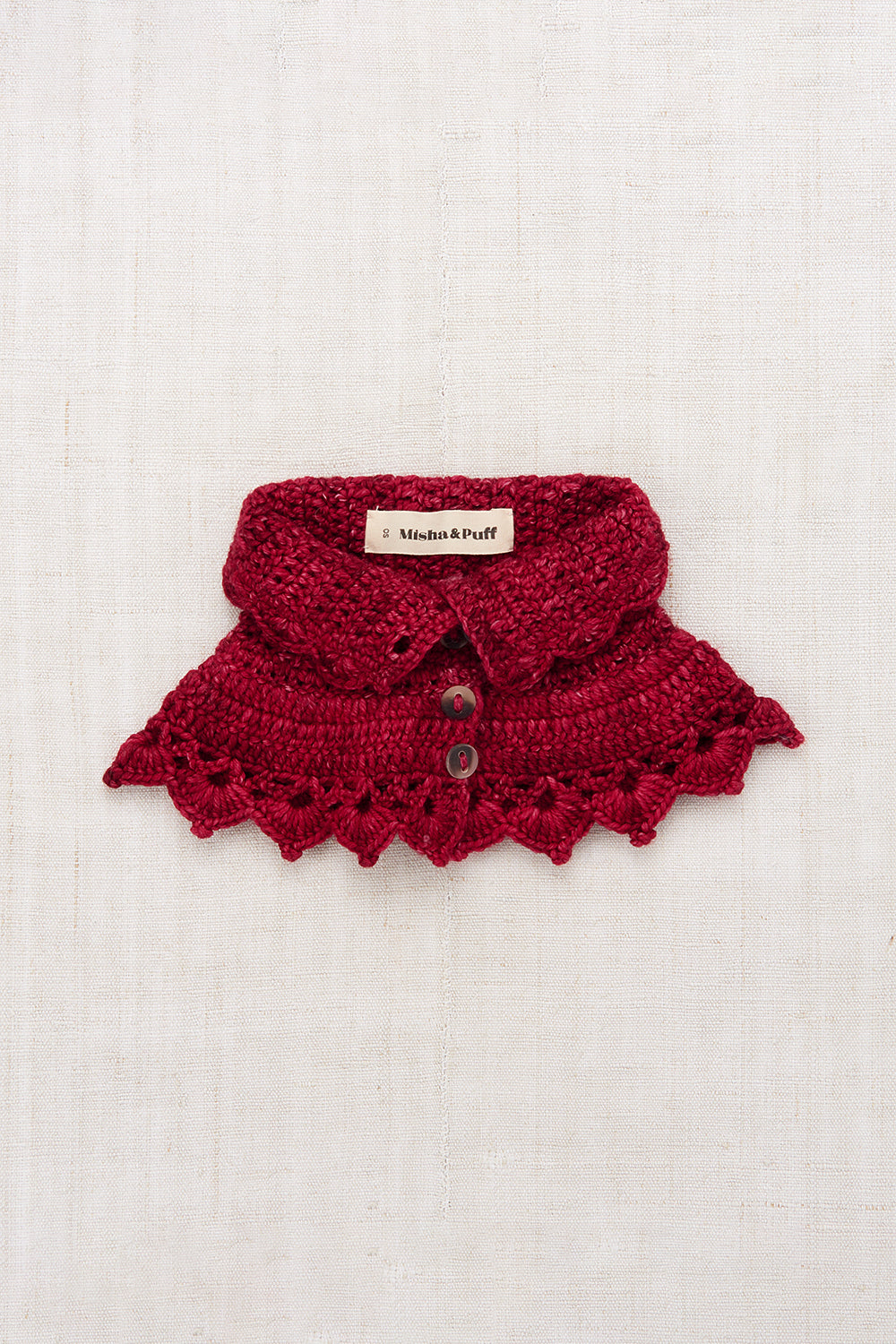 Crochet Button Collar