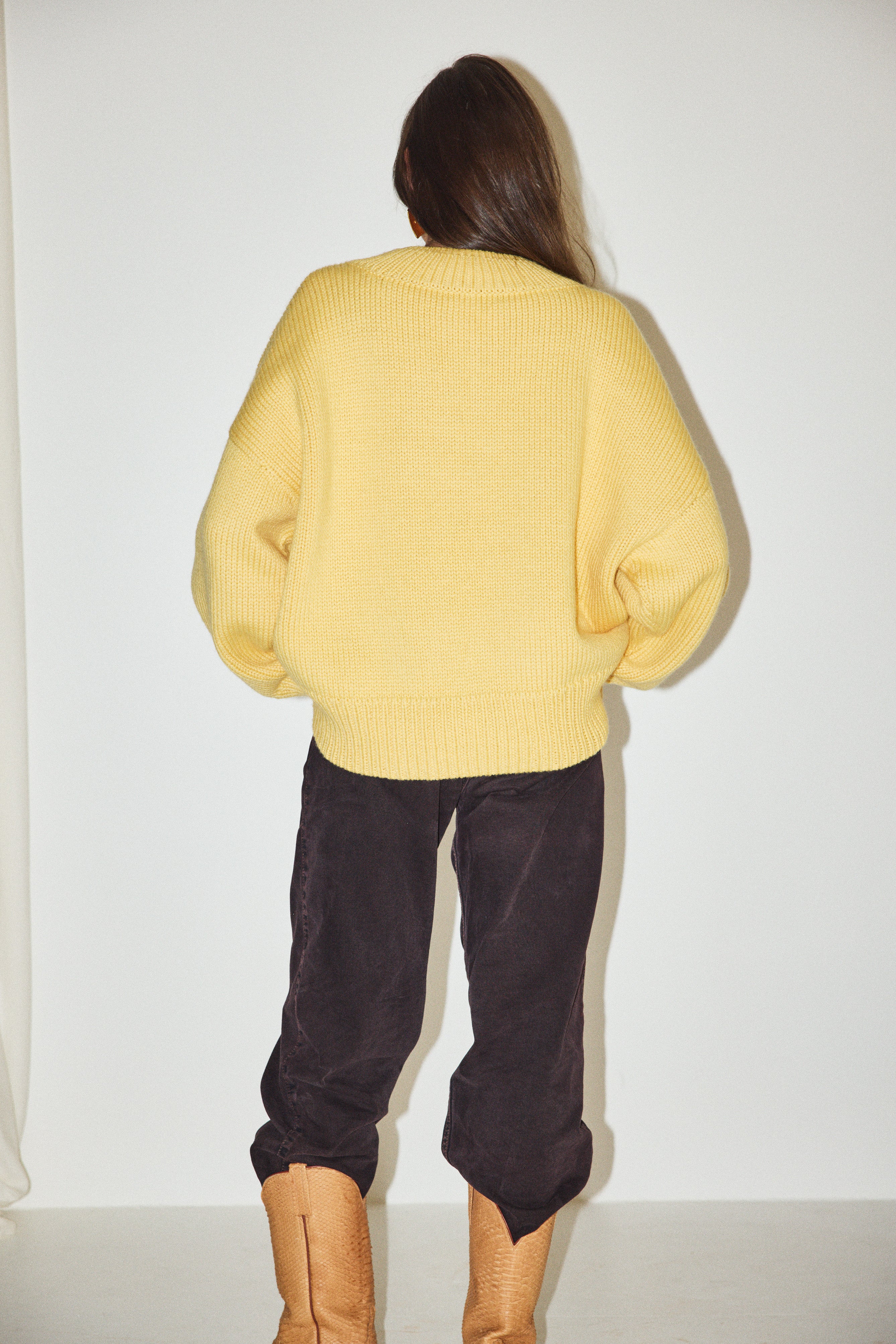 V-Neck Sweater – Misha & Puff