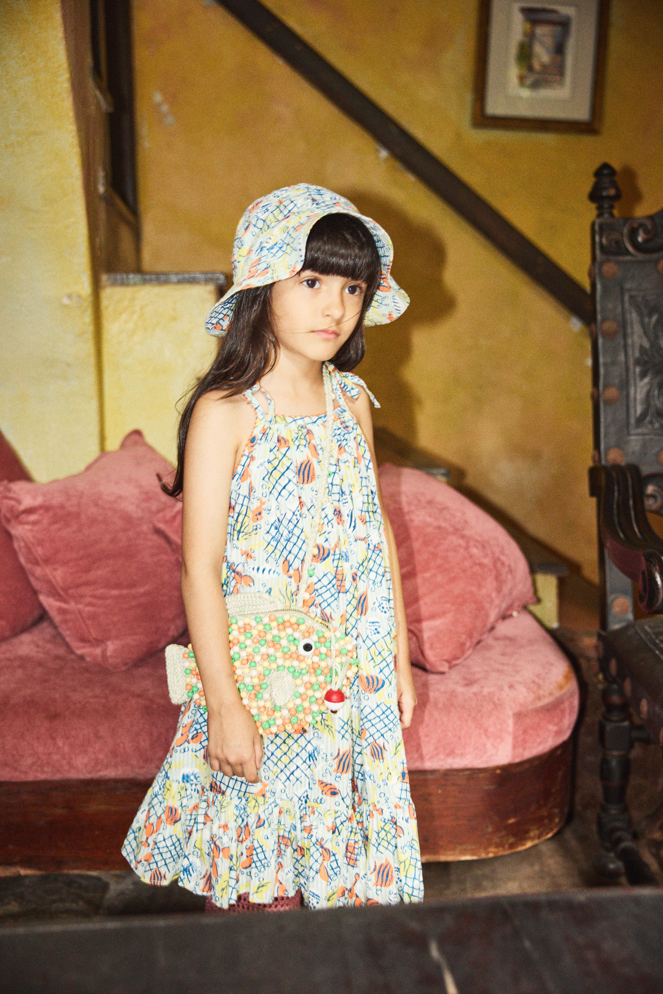 ワンピース Misha & Puff Karina Dress 2Y Seersucker Karina Dress – Misha & Puff