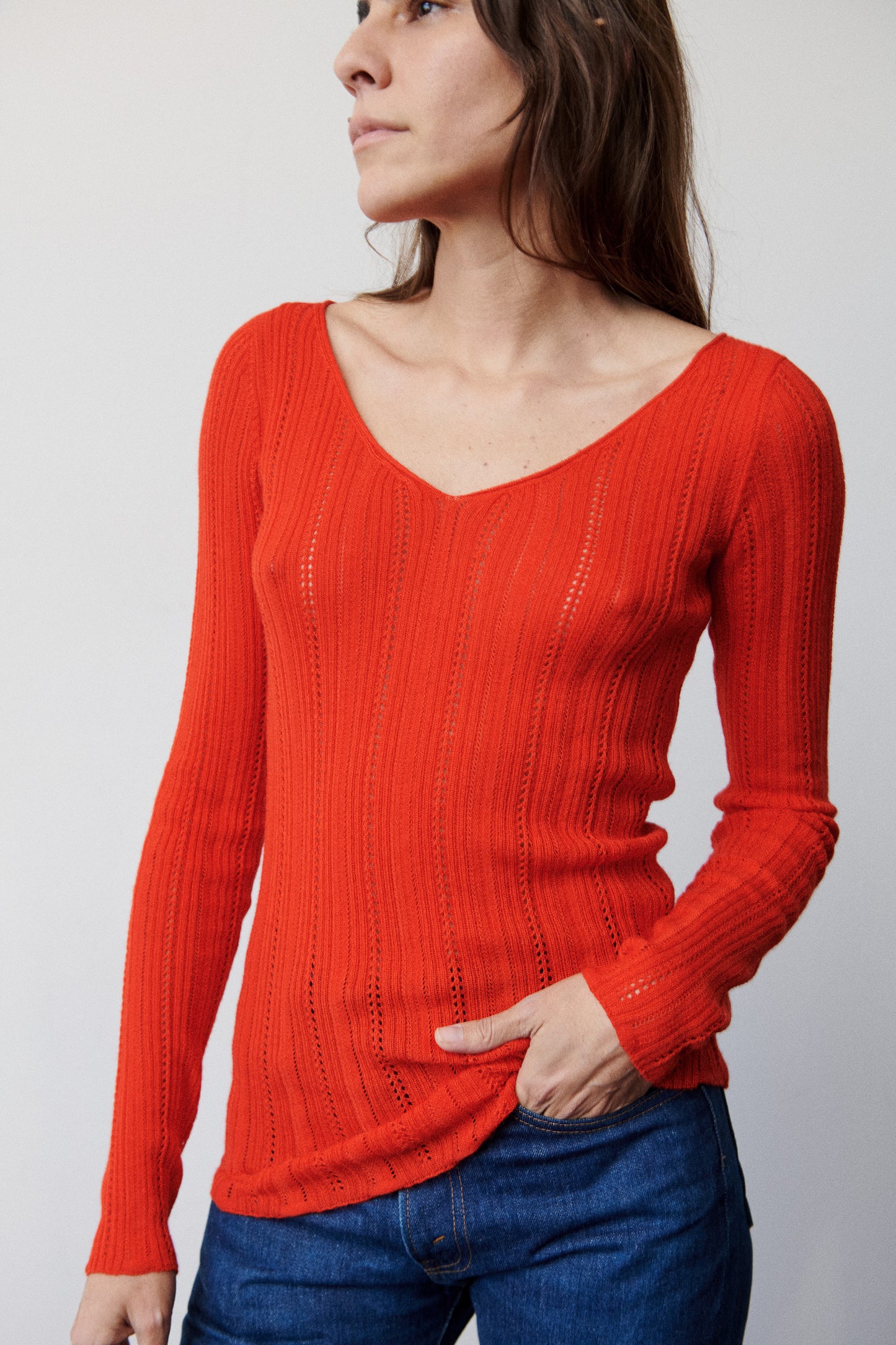 Fluted Lace Sinead Top