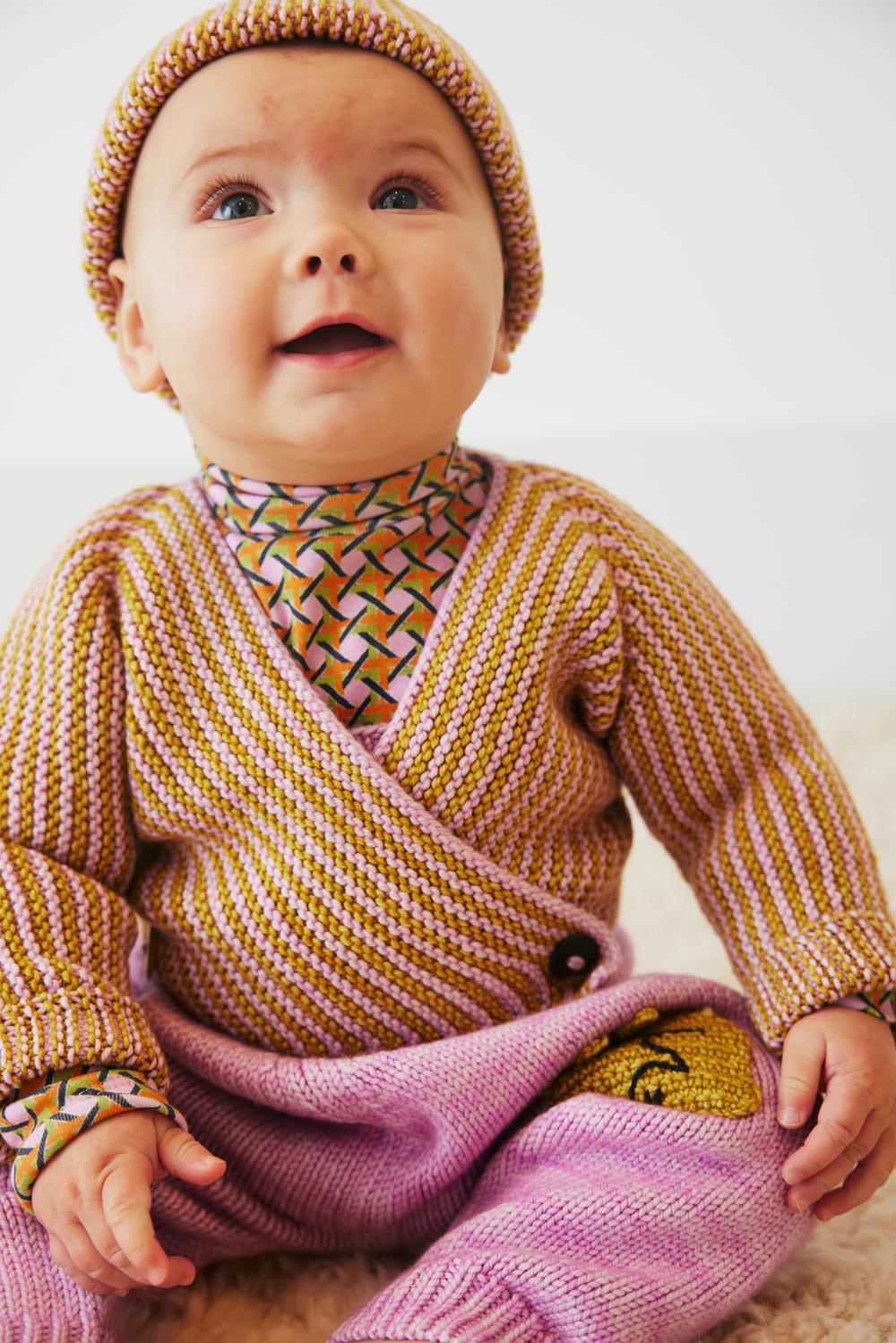 Baby fashion turtleneck sweater