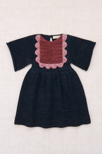 Scallop Bib Dress