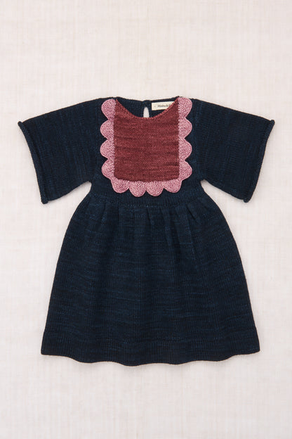 Scallop Bib Dress