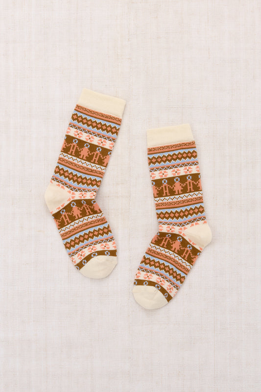 People Fair Isle Ankle Sock