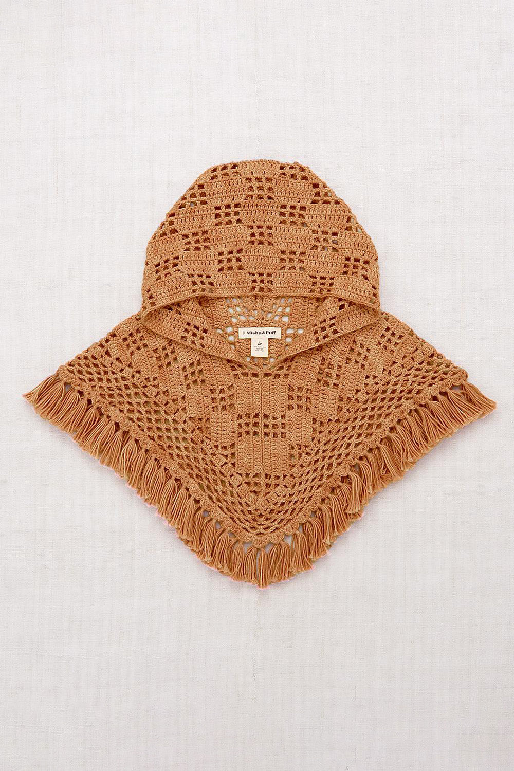 Lattice Crochet Hooded Capelet