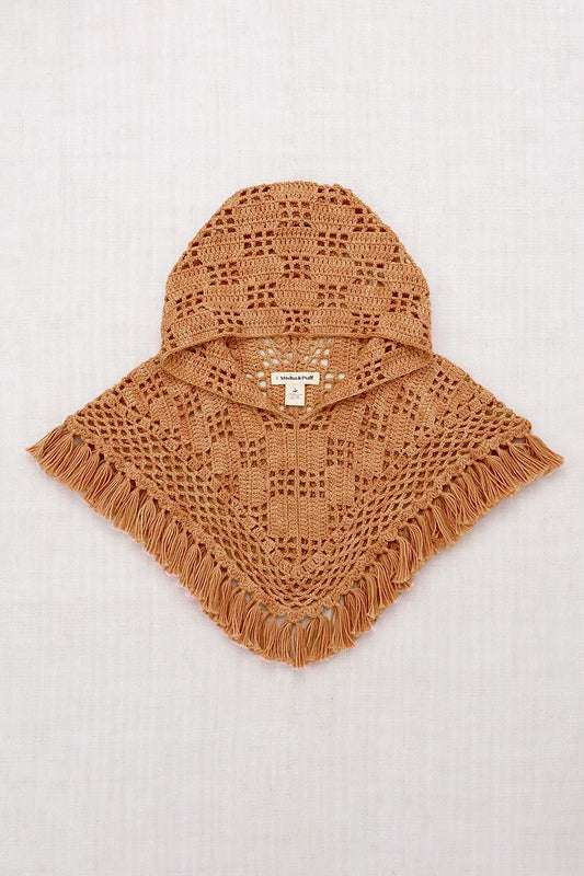 Lattice Crochet Hooded Capelet