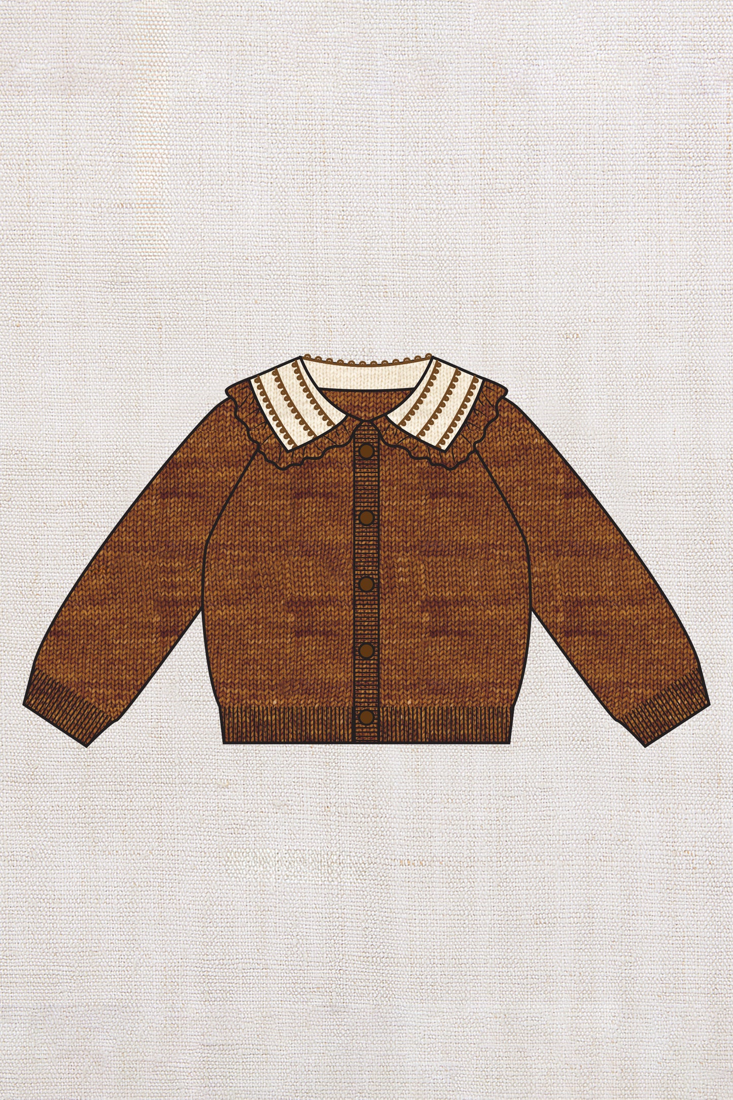 String of Bobbles Cardigan