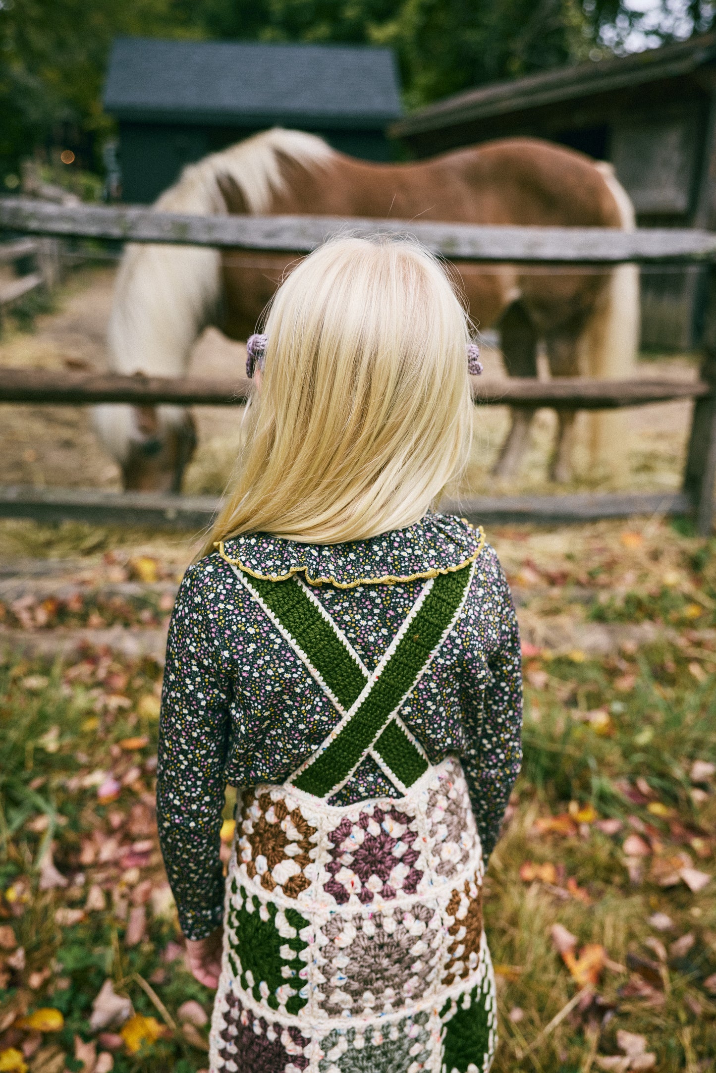 Crochet Square Pinafore