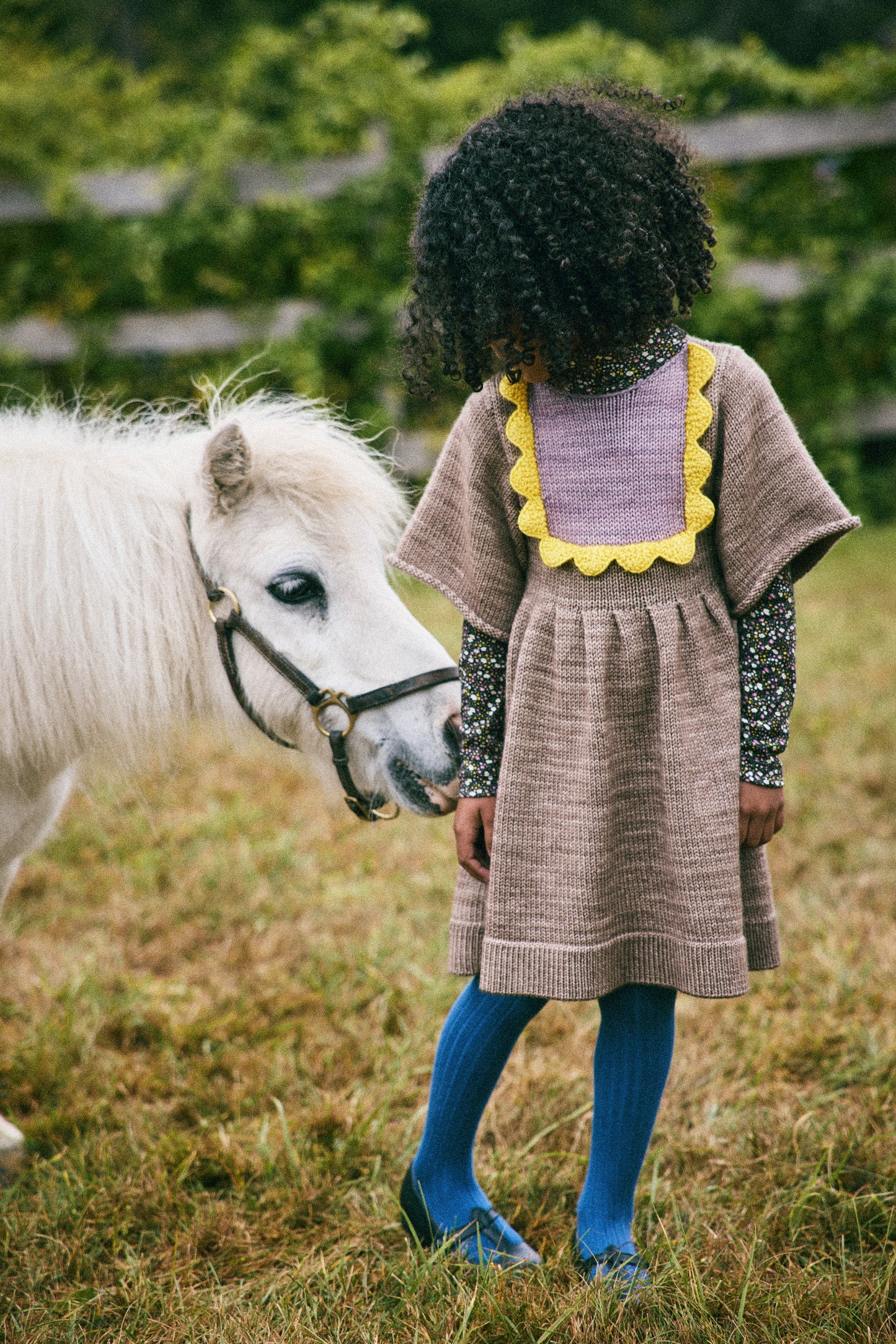 Scallop Bib Dress