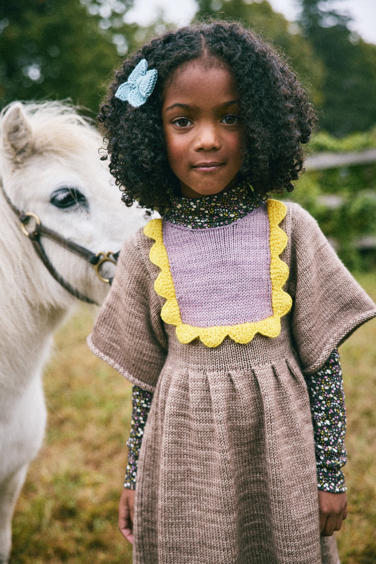 Scallop Bib Dress