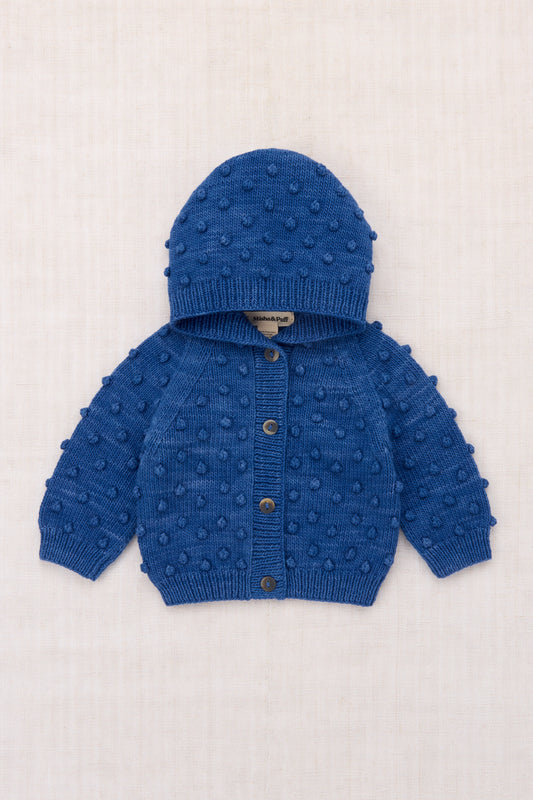 Baby Hooded Popcorn Cardigan