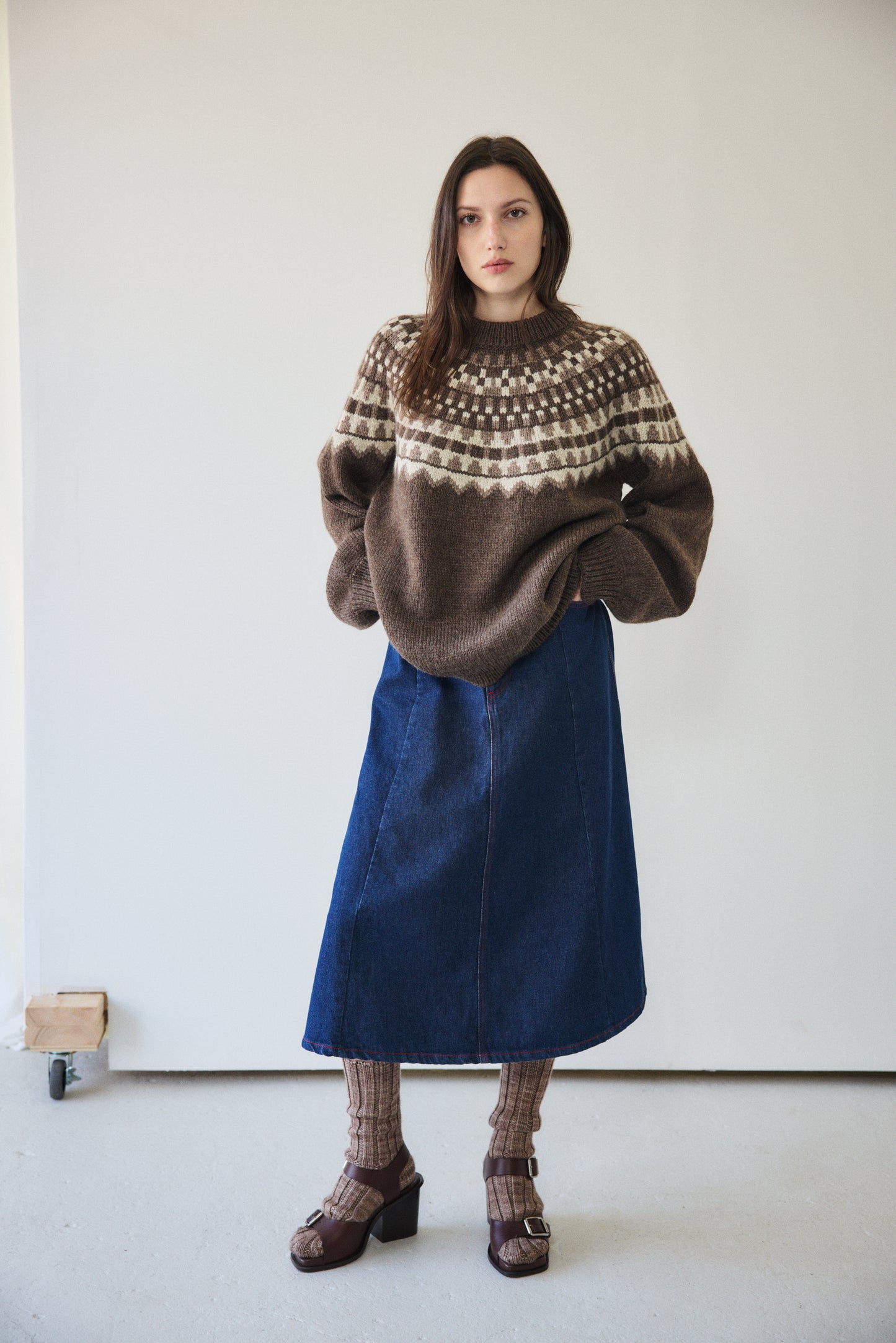 Adult Fair Isle Freja Sweater