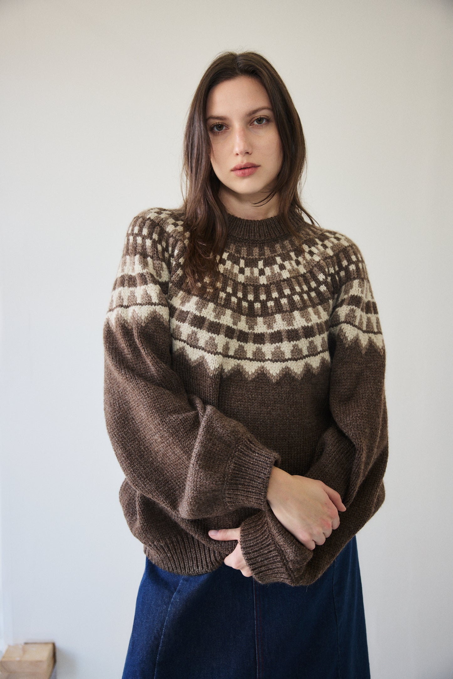 Adult Fair Isle Freja Sweater