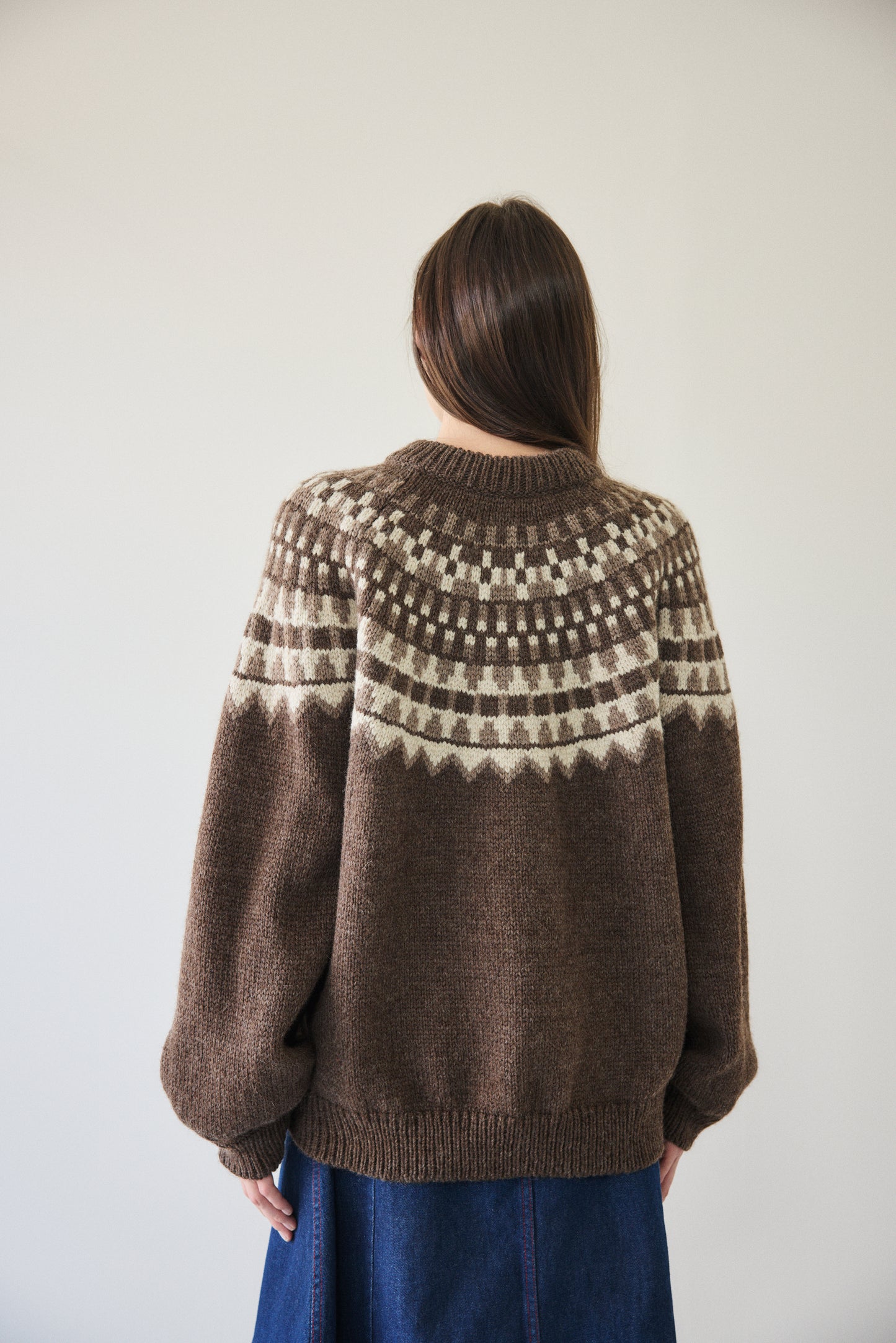 Adult Fair Isle Freja Sweater