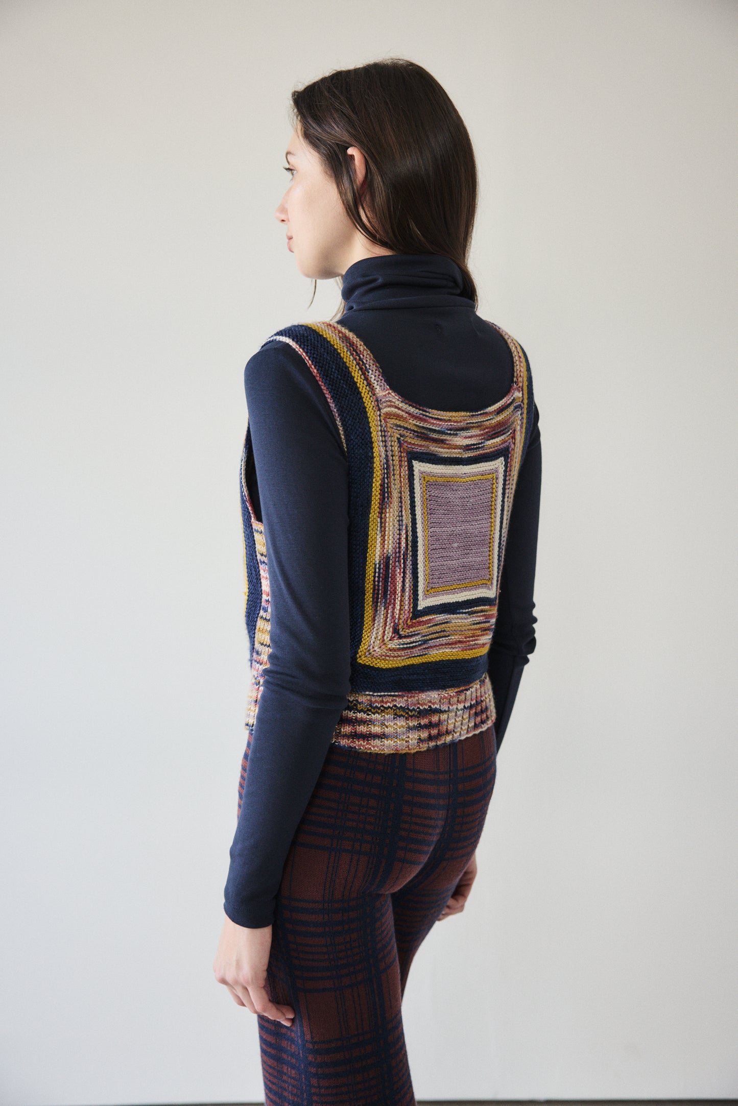 Adult Log Cabin Vest