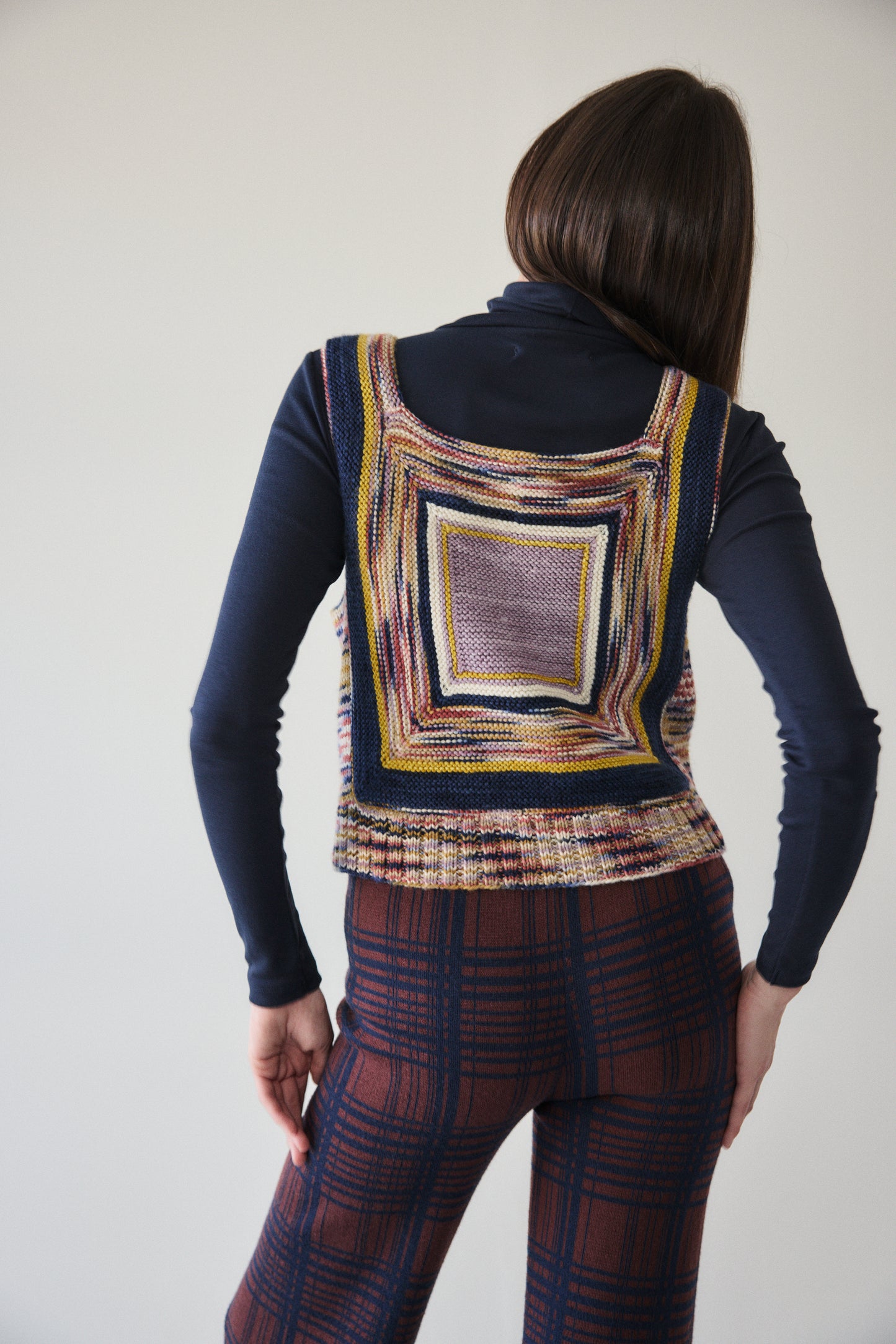 Adult Log Cabin Vest