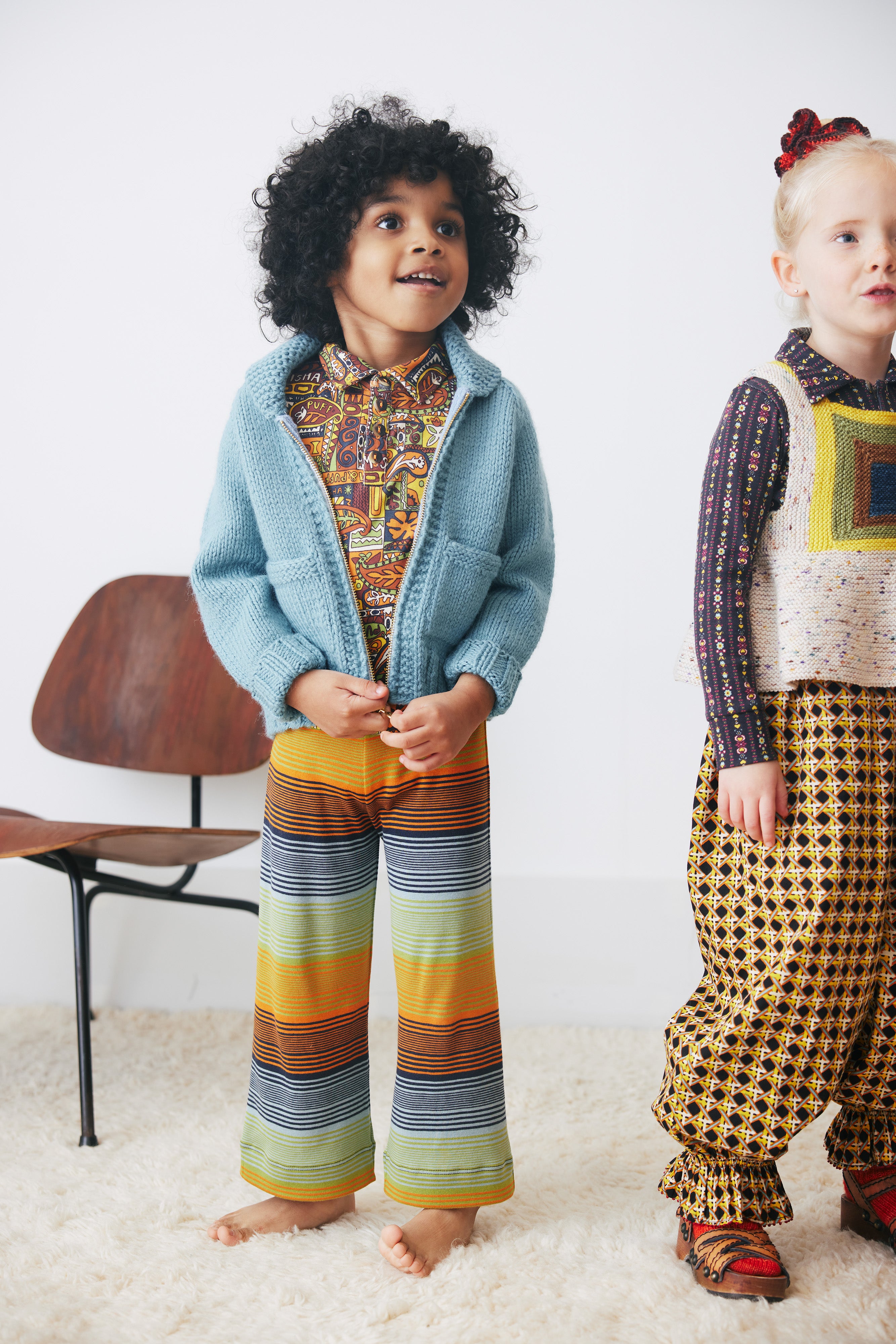 Misha 2024 and Puff Awning Stripe Pants