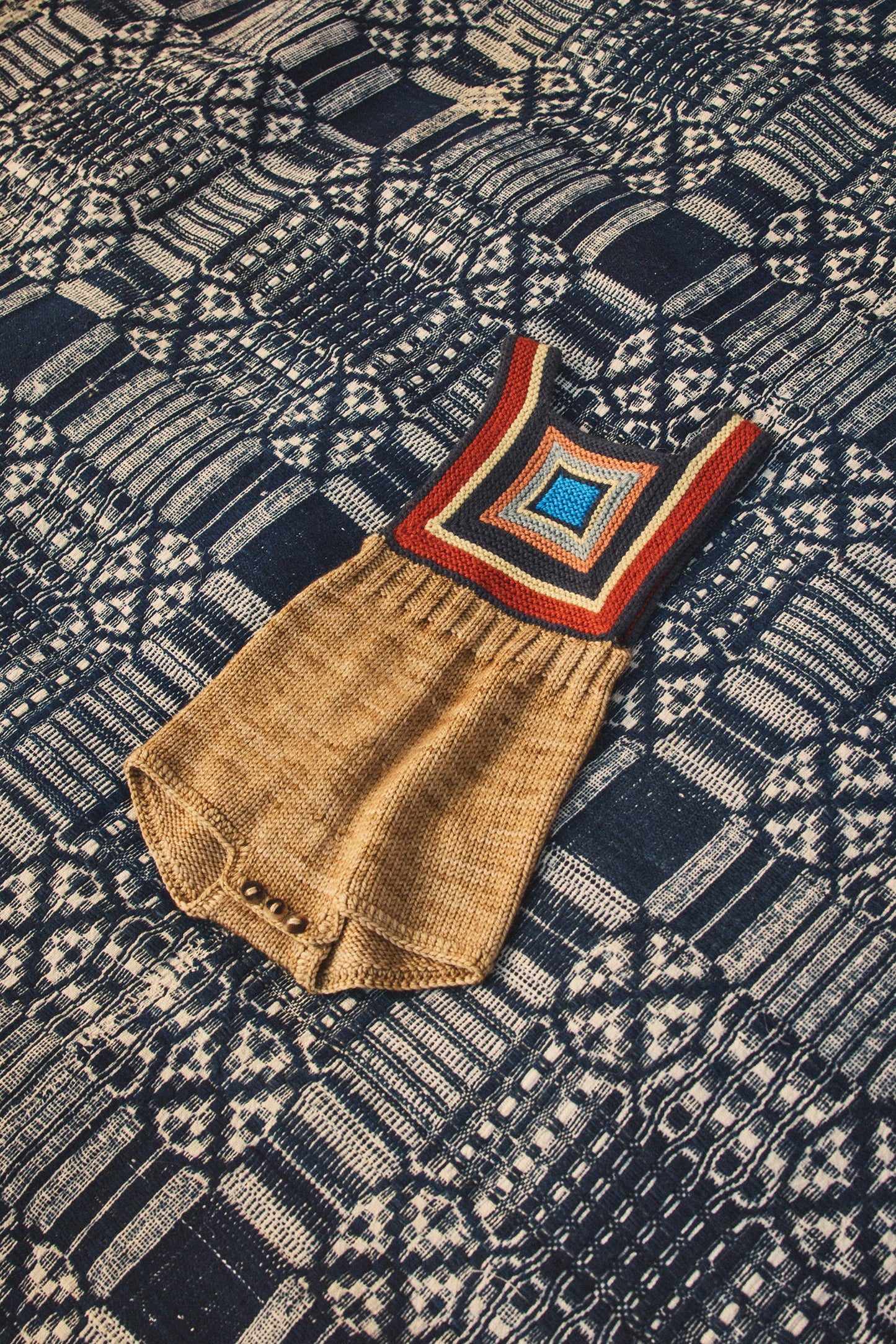 Baby Log Cabin Romper
