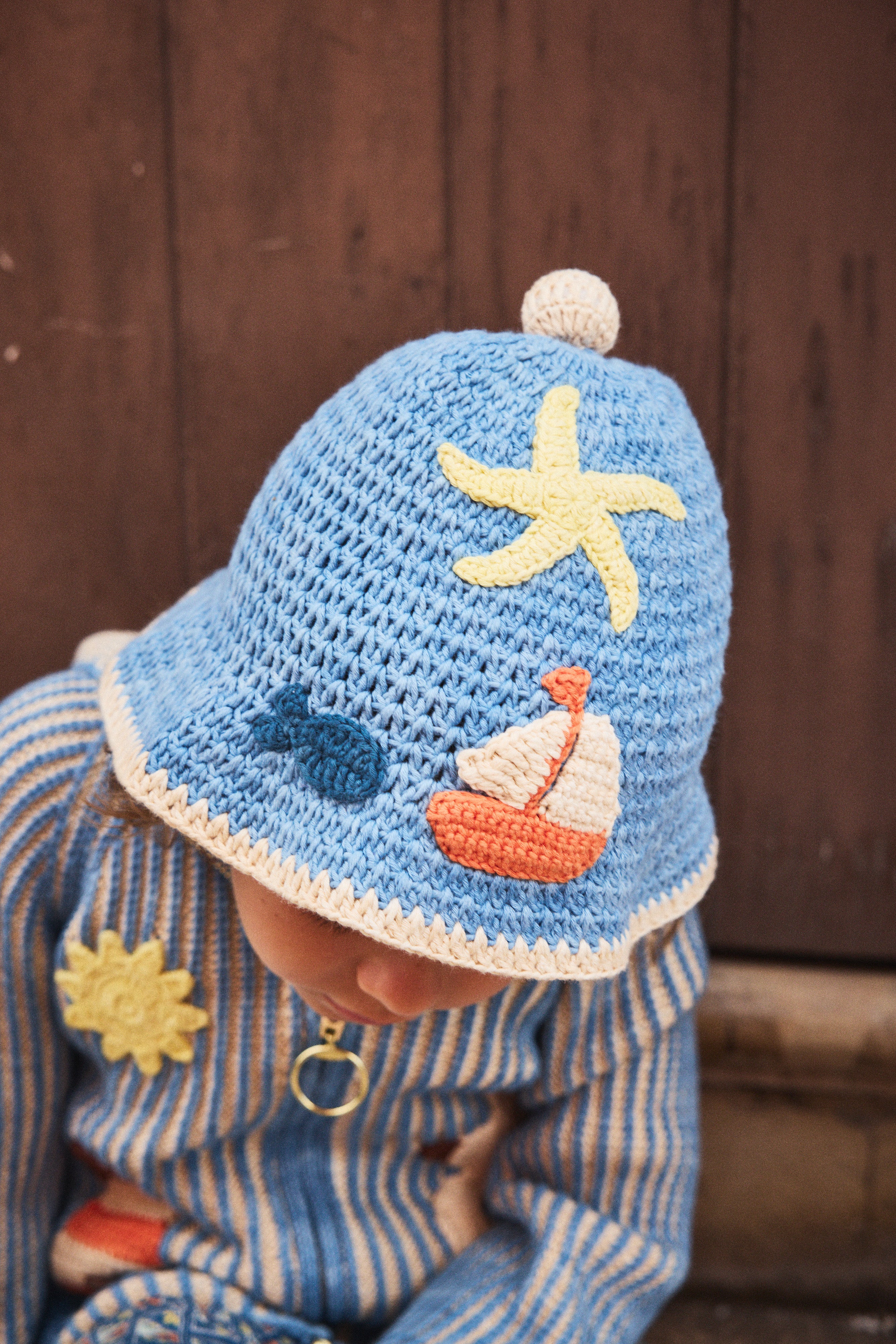 Seaside Beach Hat – Misha & Puff