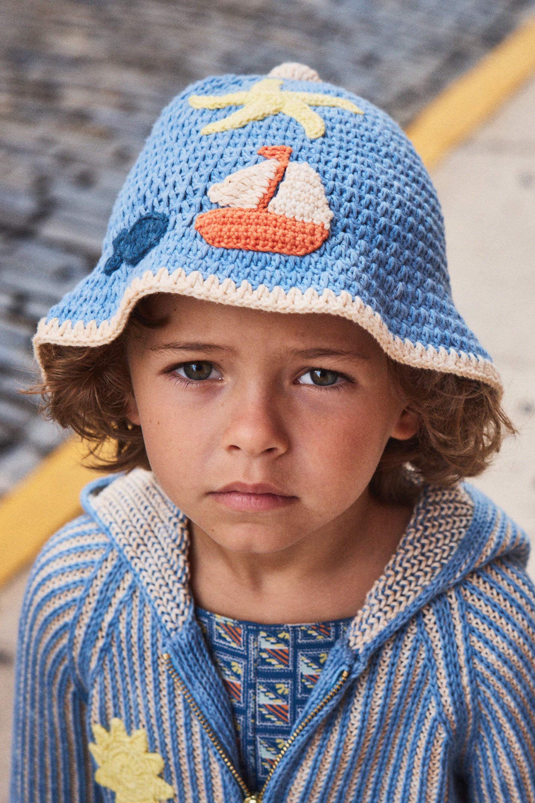 Seaside Beach Hat – Misha & Puff