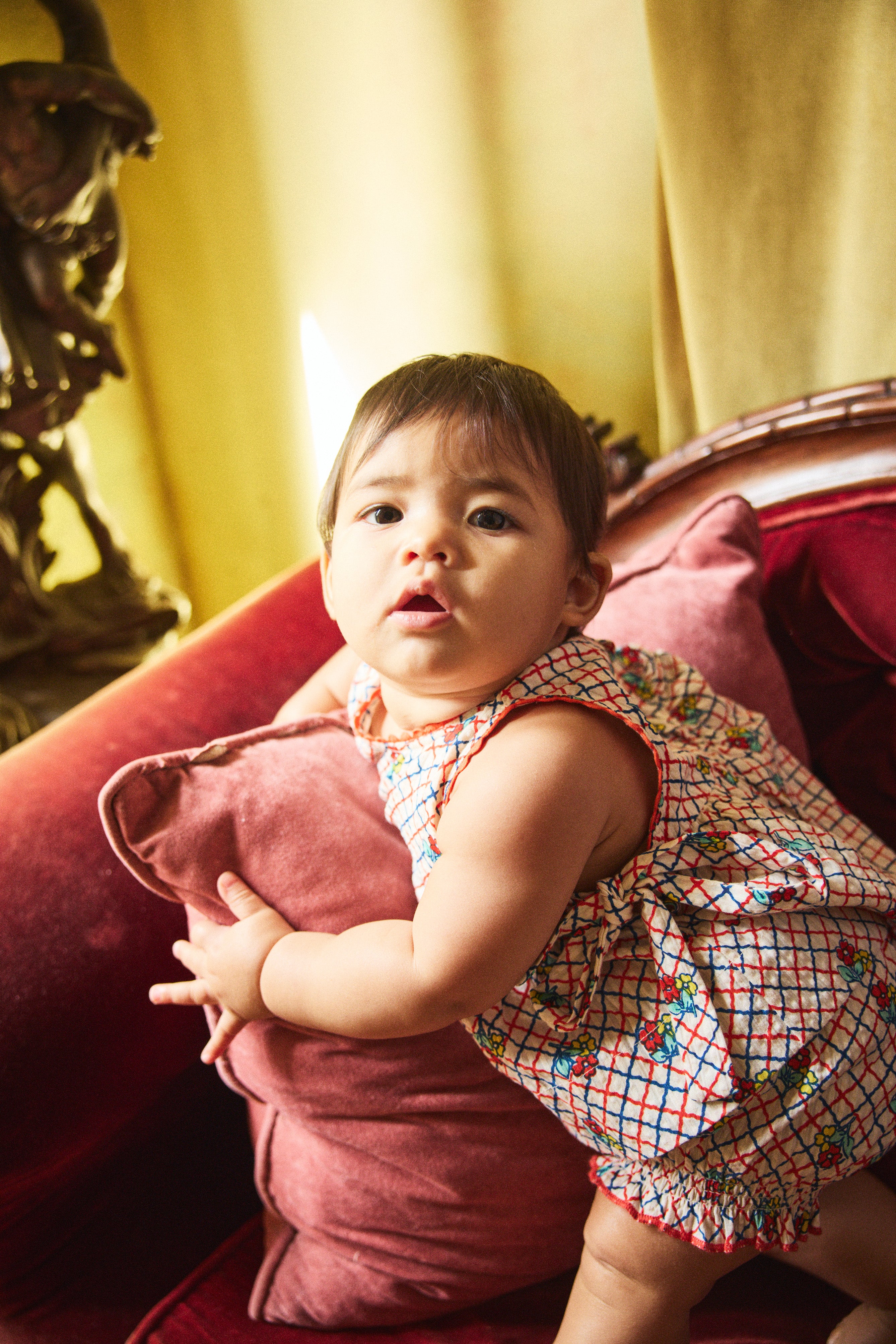 Baby Seersucker Lottie Top – Misha & Puff