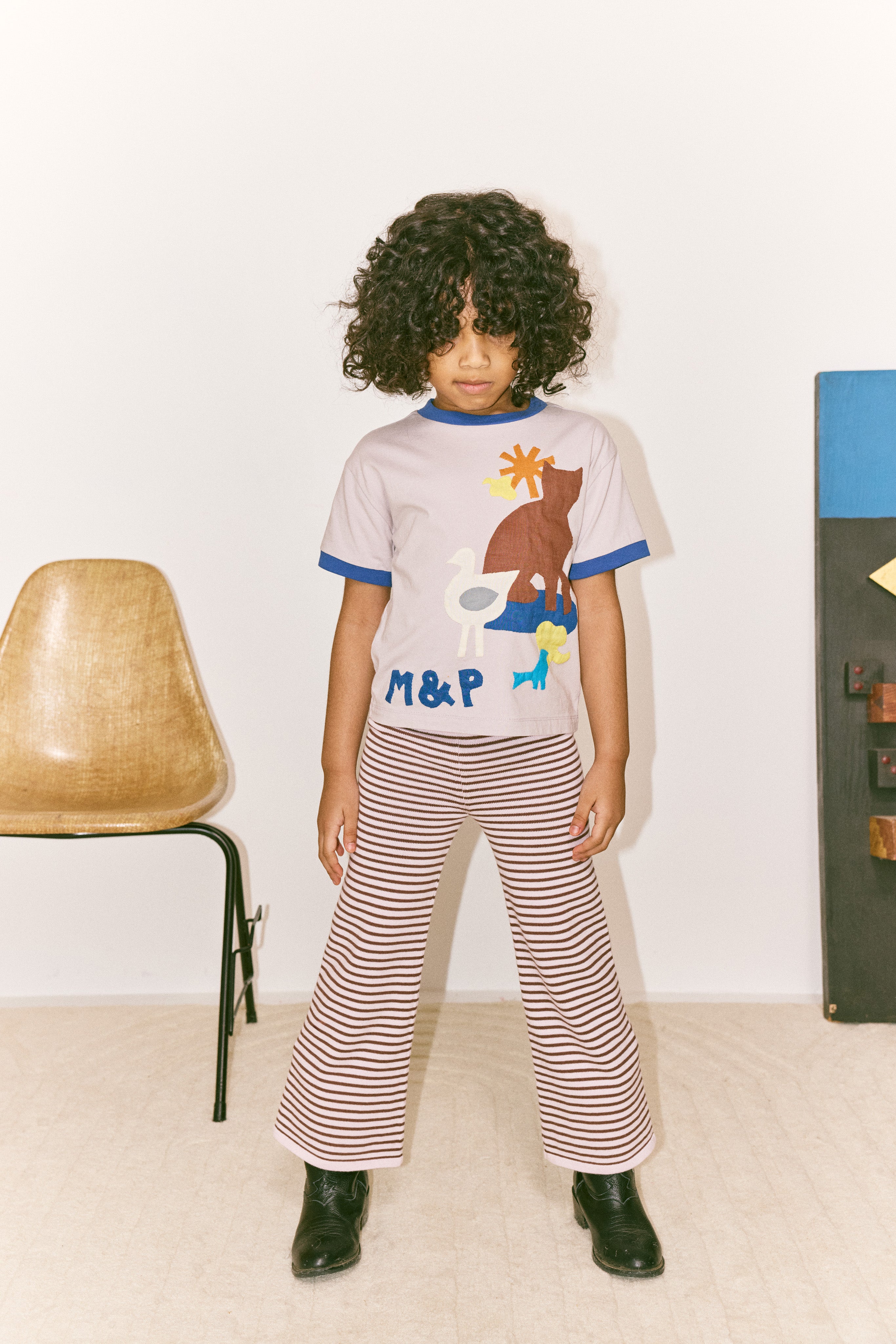 Farm Appliqué Tee – Misha & Puff