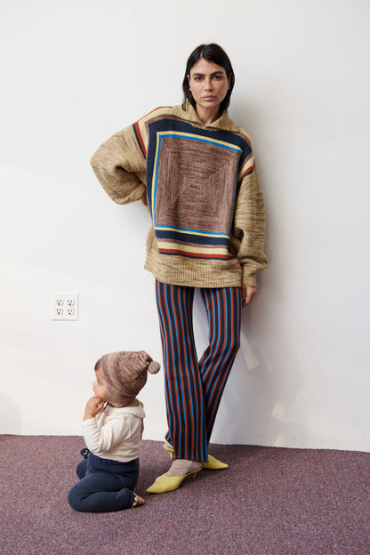 Log Cabin Sweater